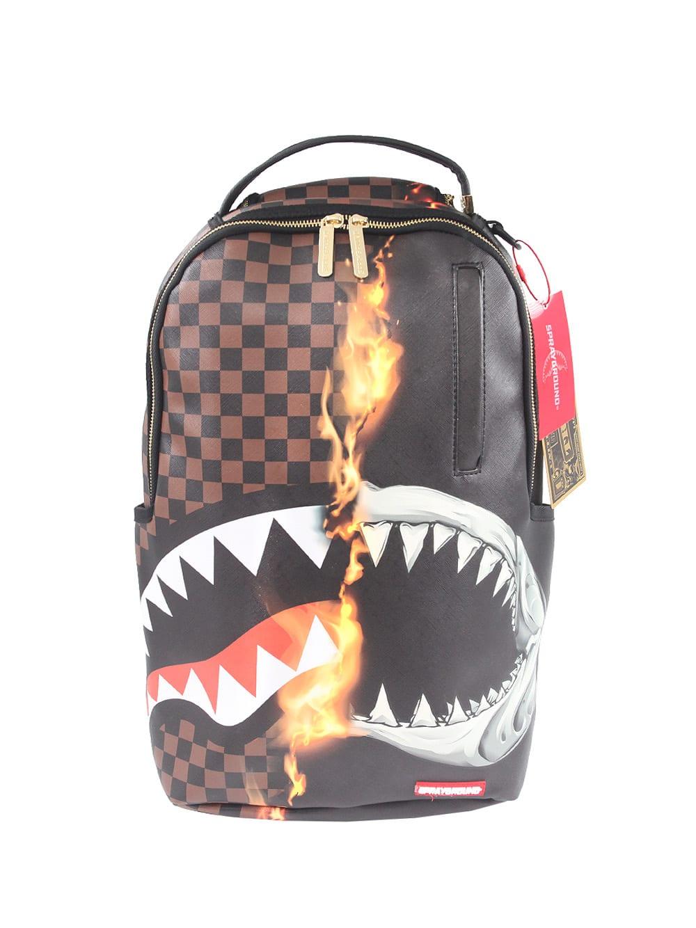 Sprayground Burnt Sharks In Paris Dlx Backpack for Men | Lyst