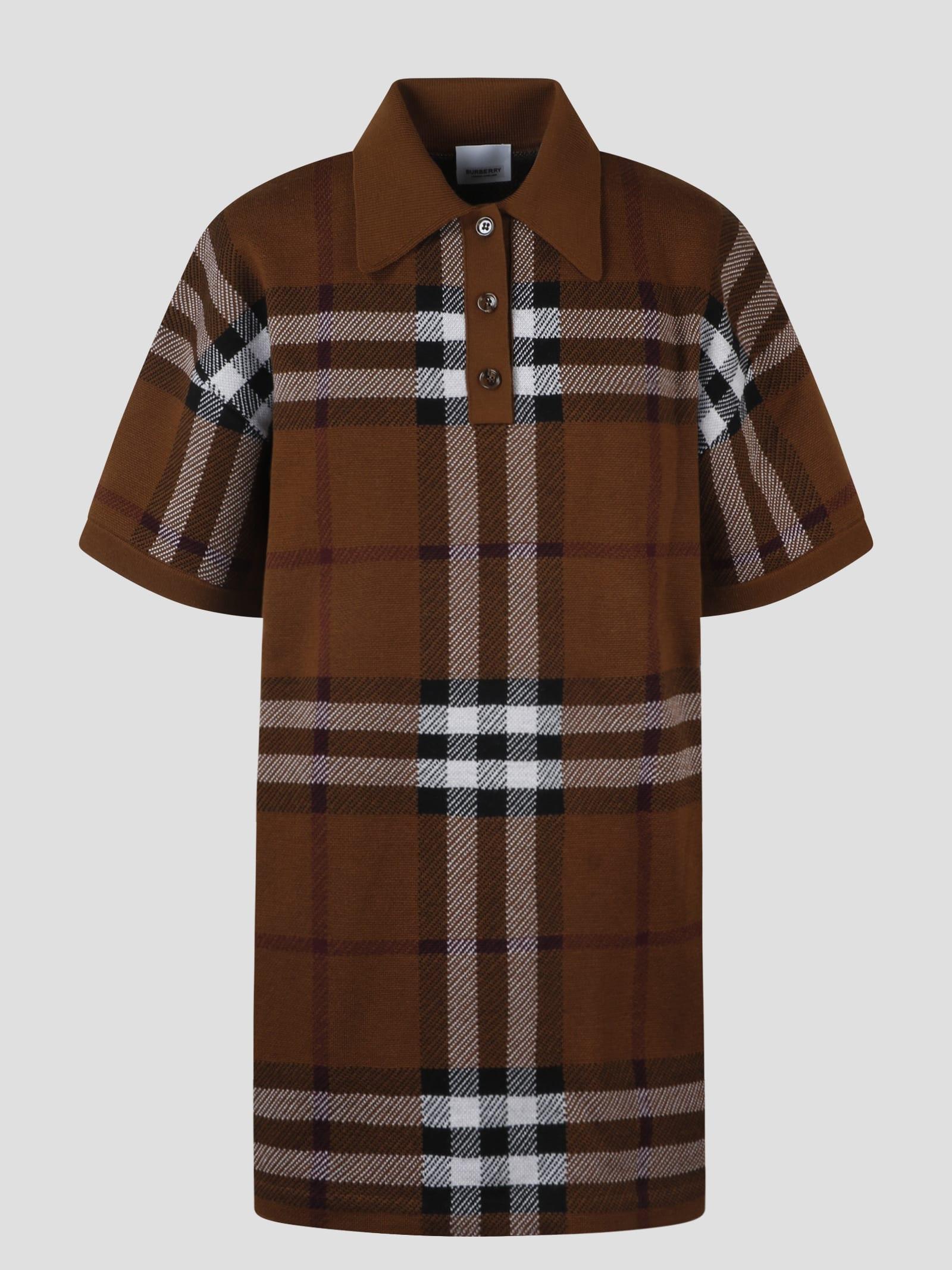 Burberry polo brown sales