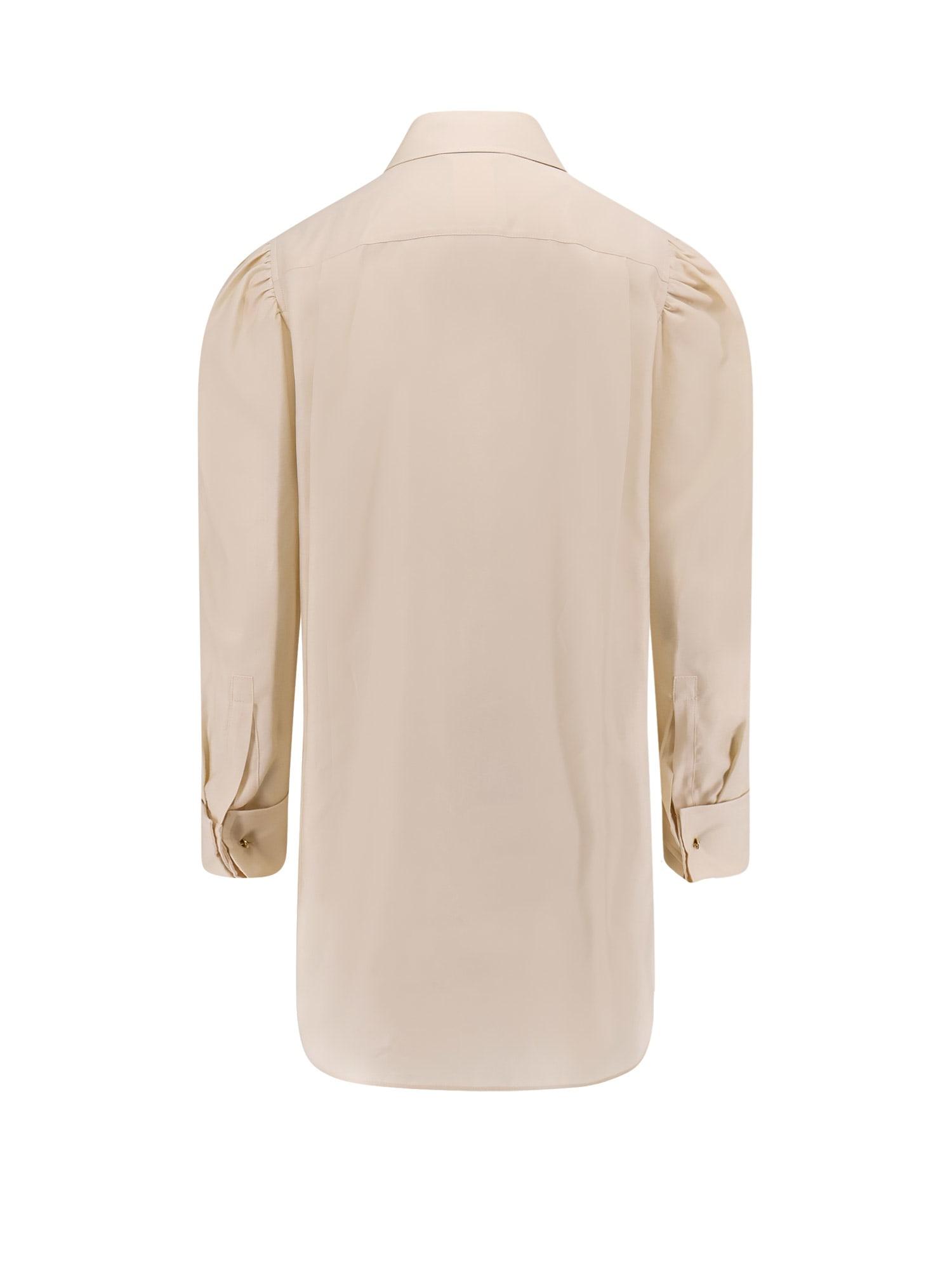 MAX MARA Faraday long cotton shirt ロング コットン シャツ Max Mara Faraday Long Cotton Shirt in White | Lyst
