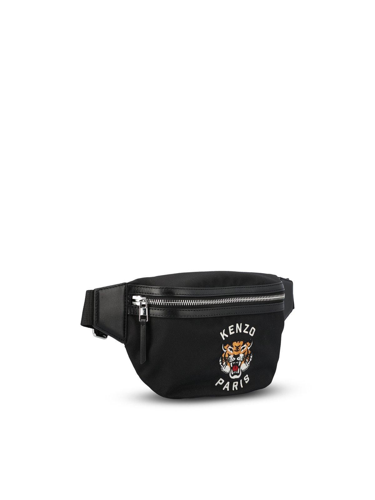【あ】 伊勢丹メンズ館 KENZO Varsity ベルト バッグ KENZO Varsity Tiger Embroidered Belt Bag in Black for Men | Lyst
