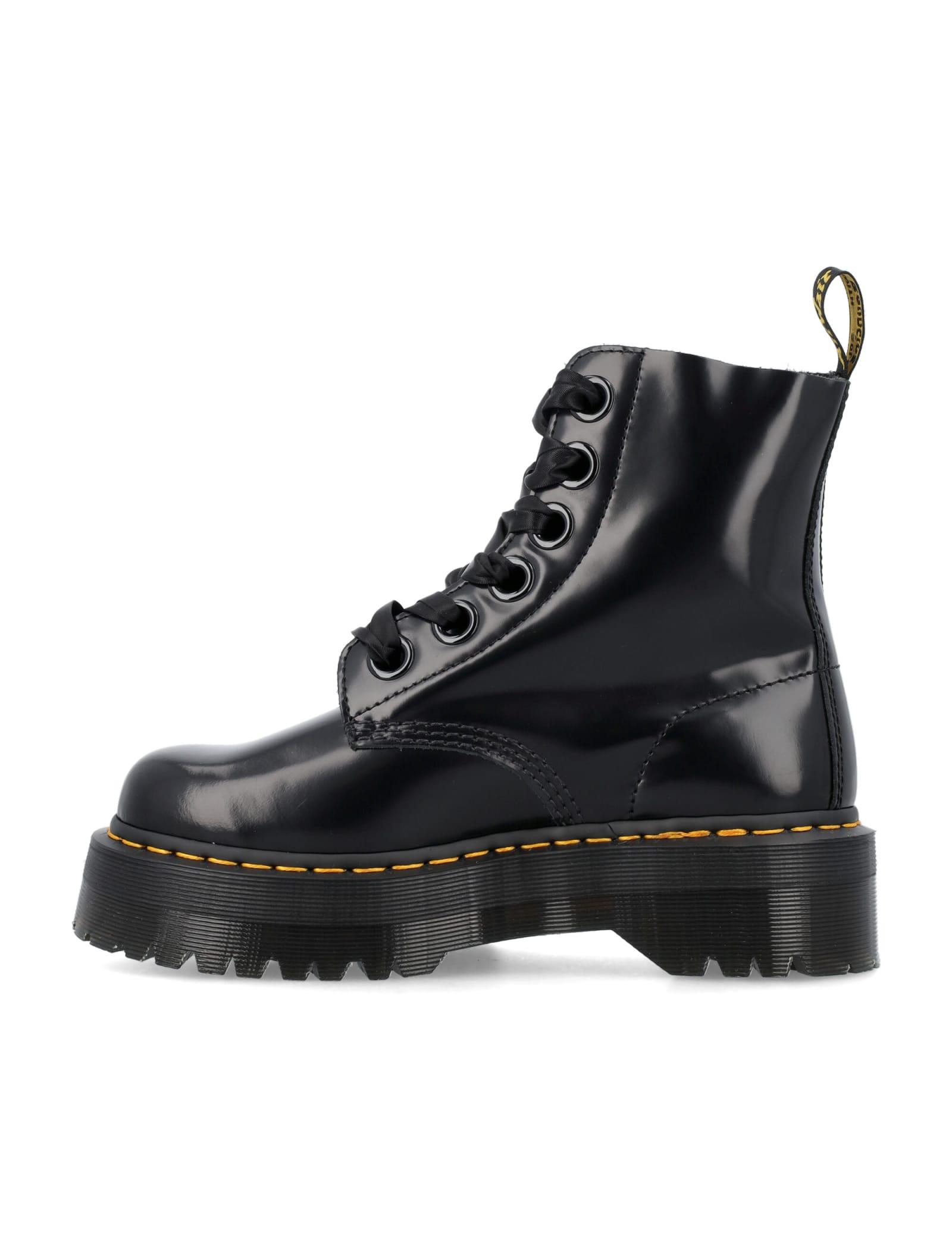 Dr. Martens Molly Platform Boots in Black | Lyst