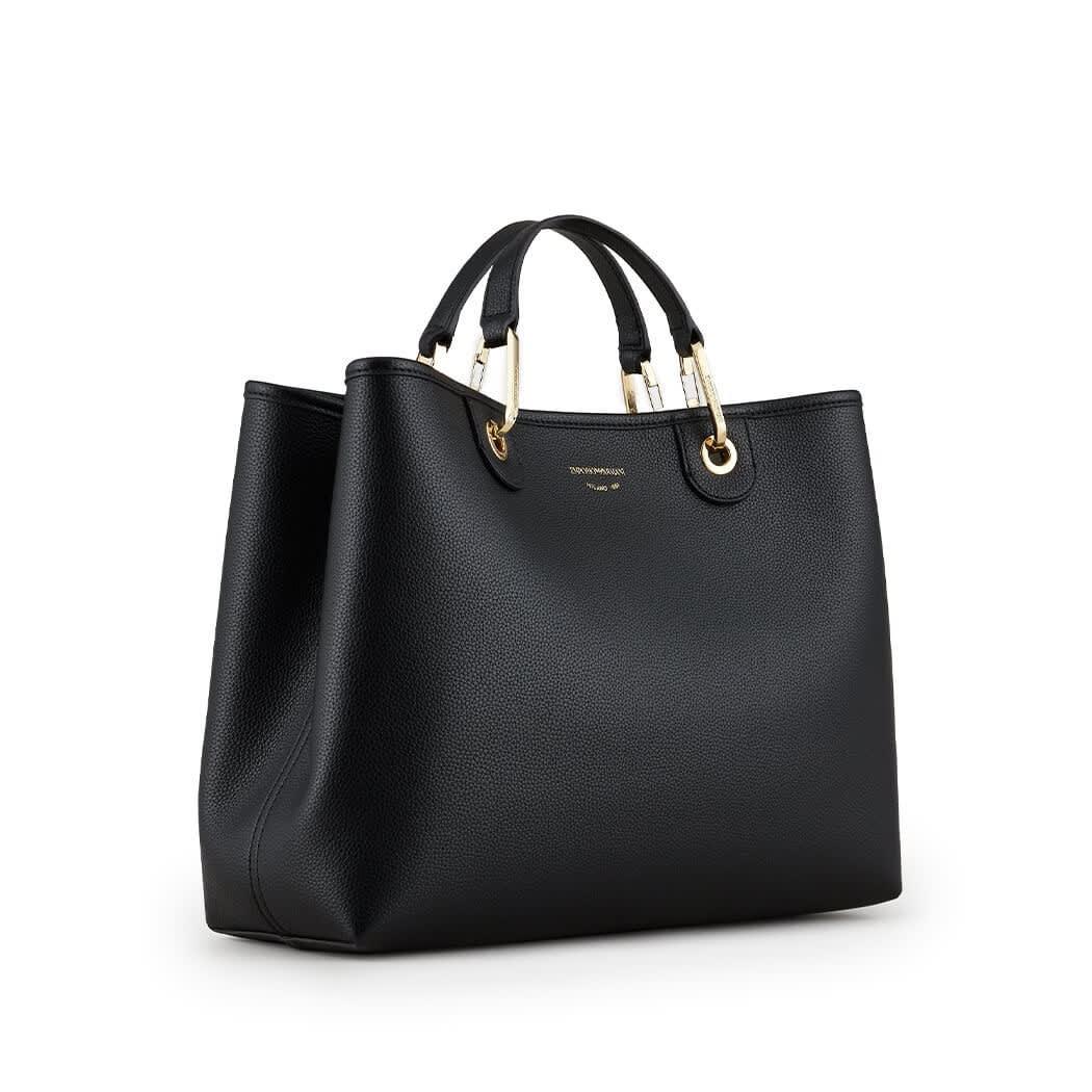 Emporio Armani Myea Black Mini Shopping Bag