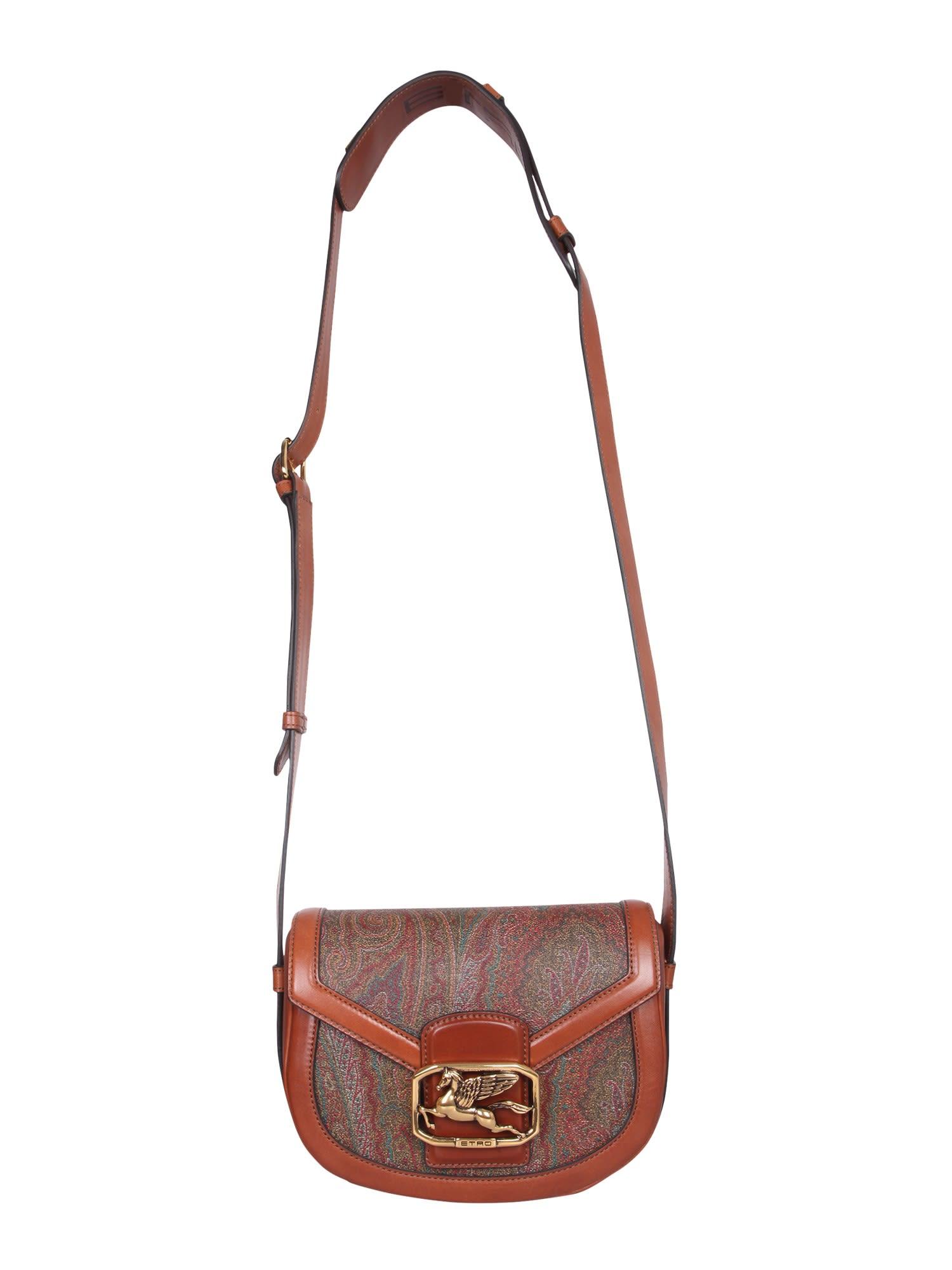 etro pegaso shoulder bolsa
