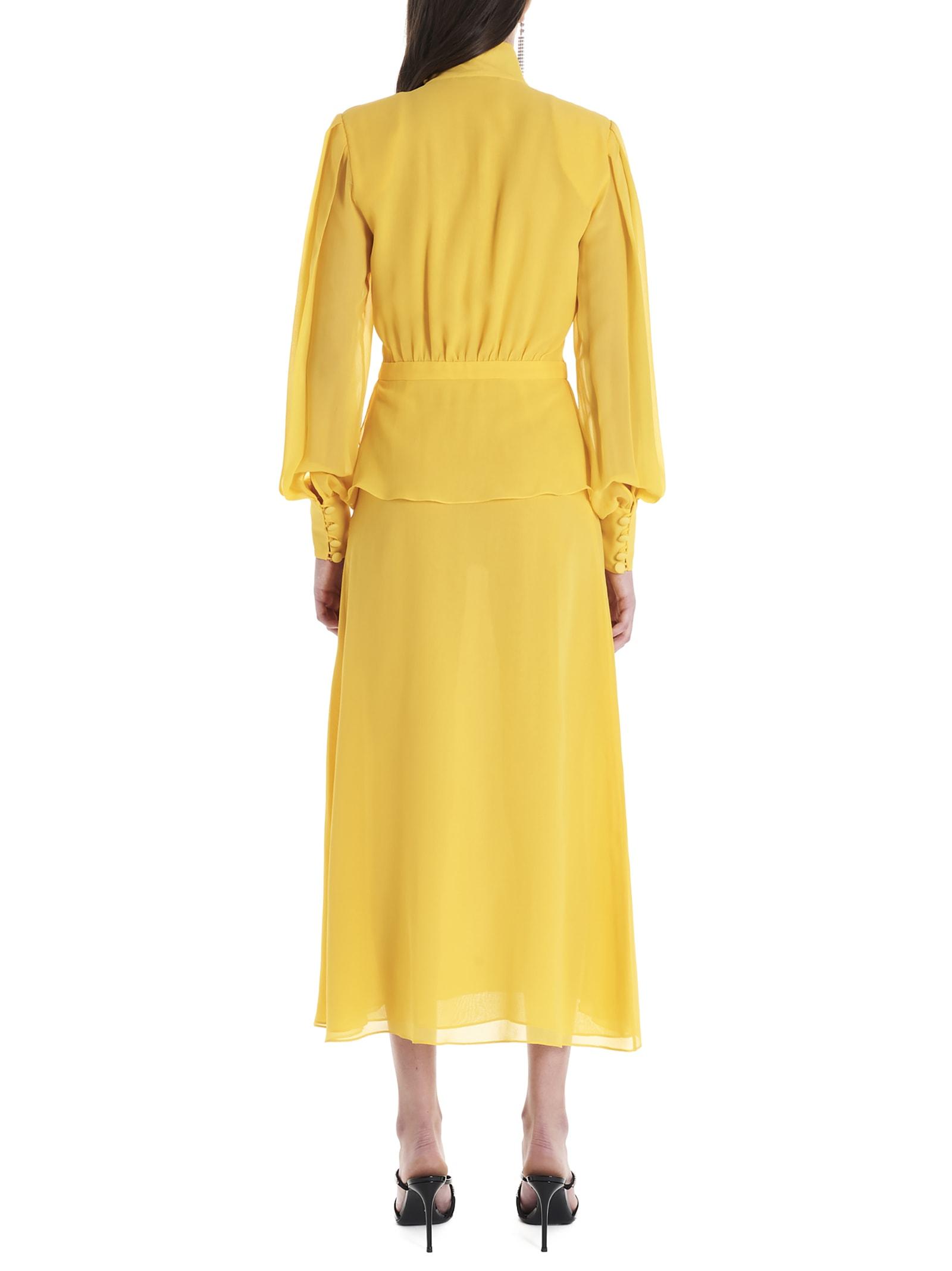 Alessandra Rich Women's Yellow Dress