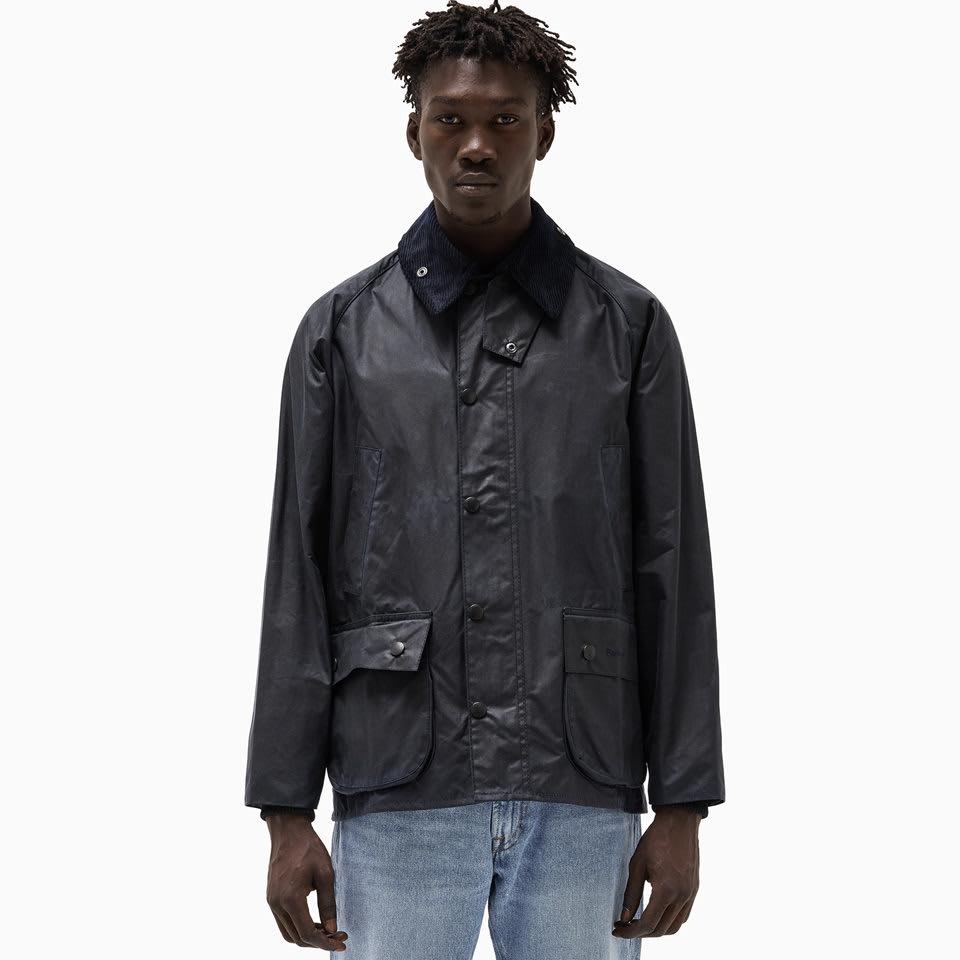 Barbour Bedale Wax Jacket in Blue for Men | Lyst