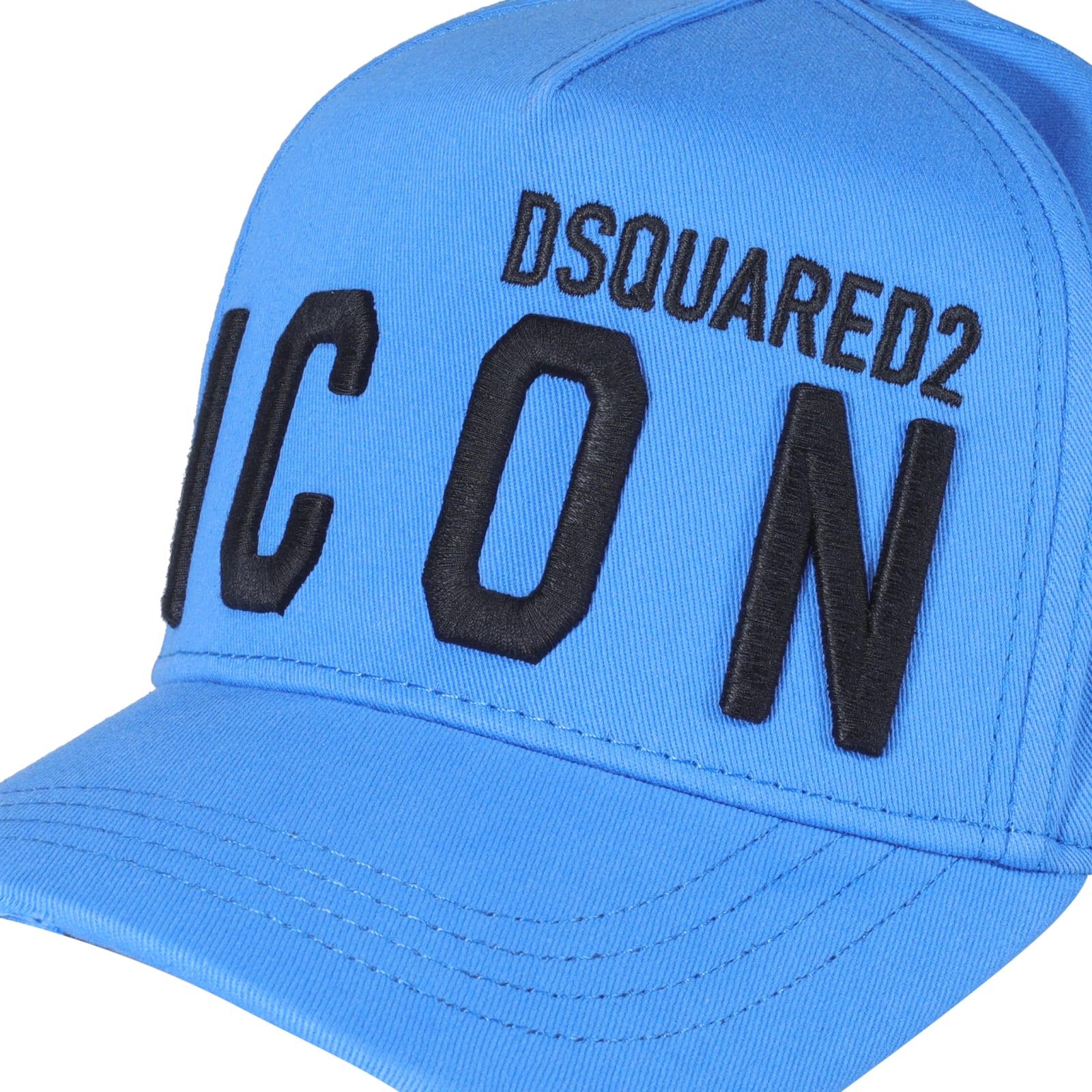 DSquared² Logo Icon Baseball Cap in Blue for Men | Lyst
