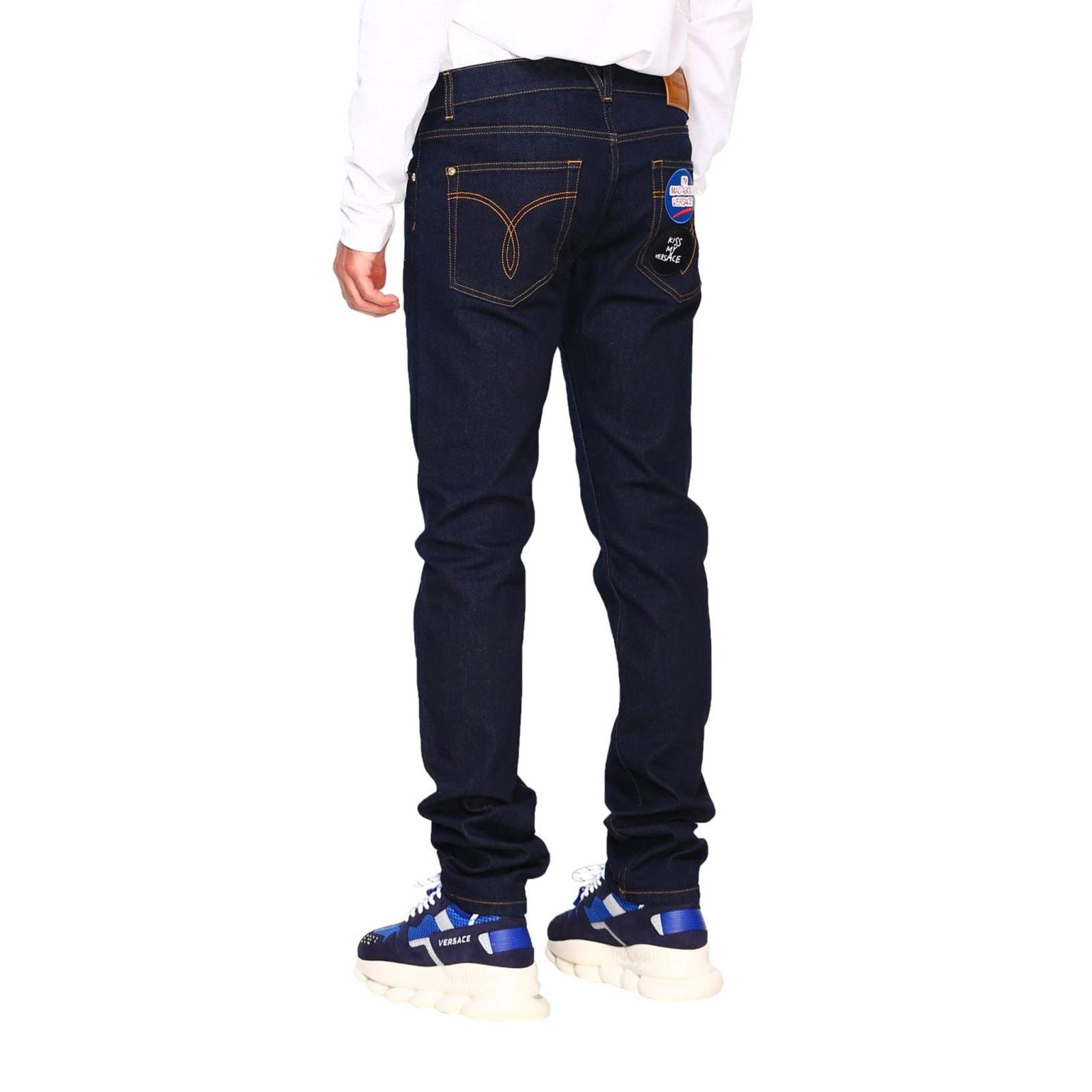 Versace Denim Jeans in Blue for Men | Lyst