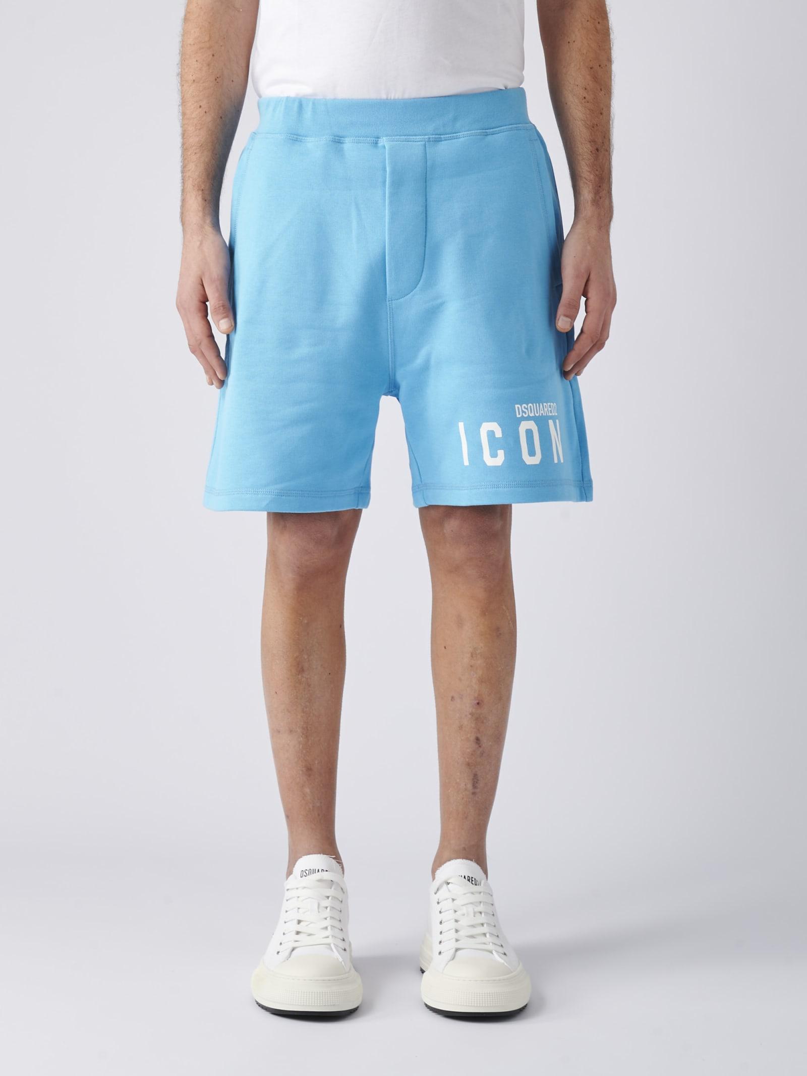 DSquared² Shorts Felpa Uomo Shorts in Blue for Men | Lyst