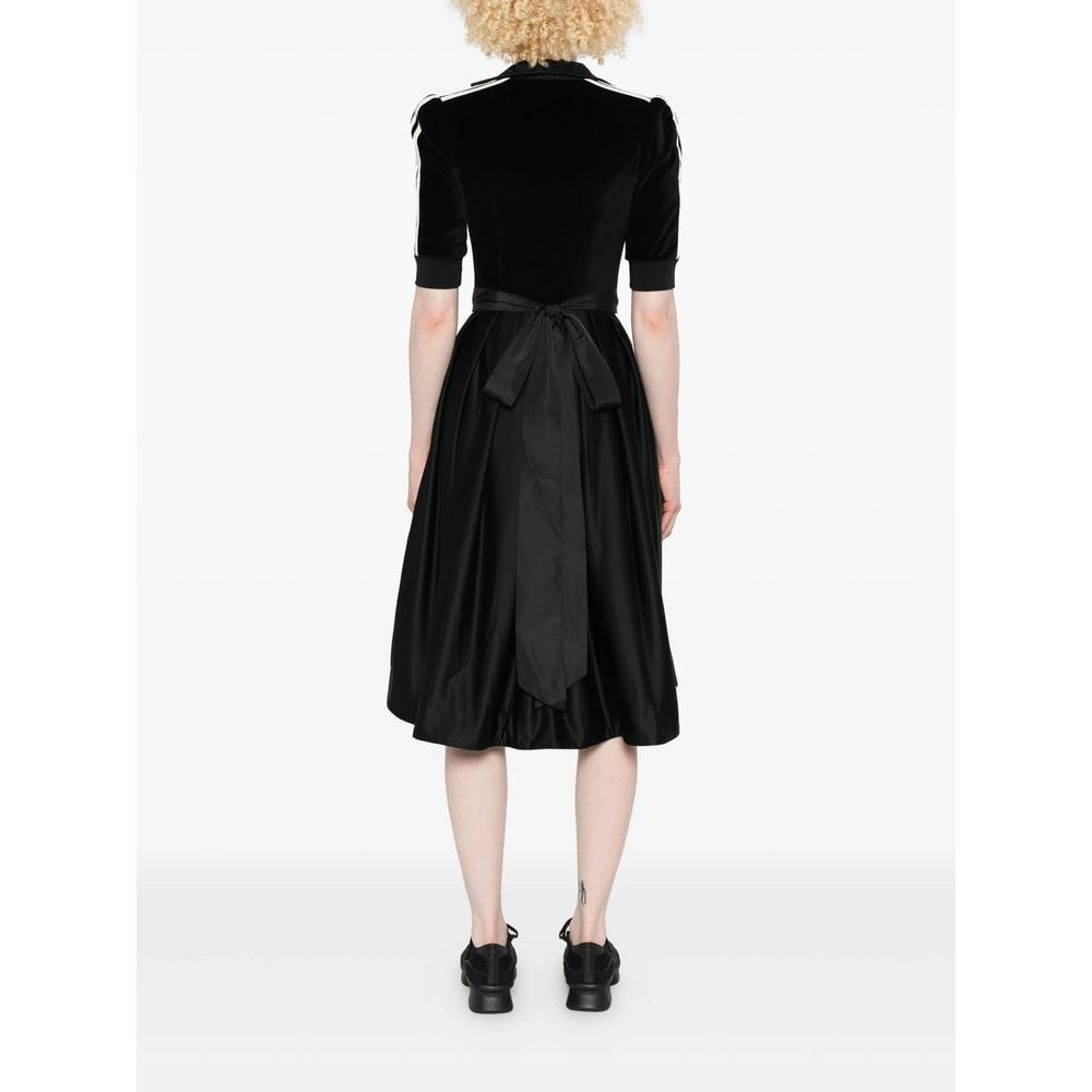 adidas black midi dress adidas Women's Sportswear Ribbed Dress-Black/White, Size: XS