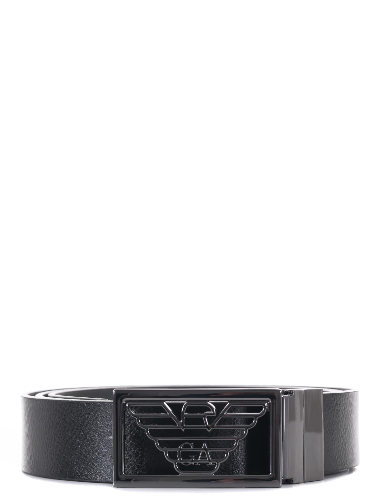 Cintura armani clearance reversibile