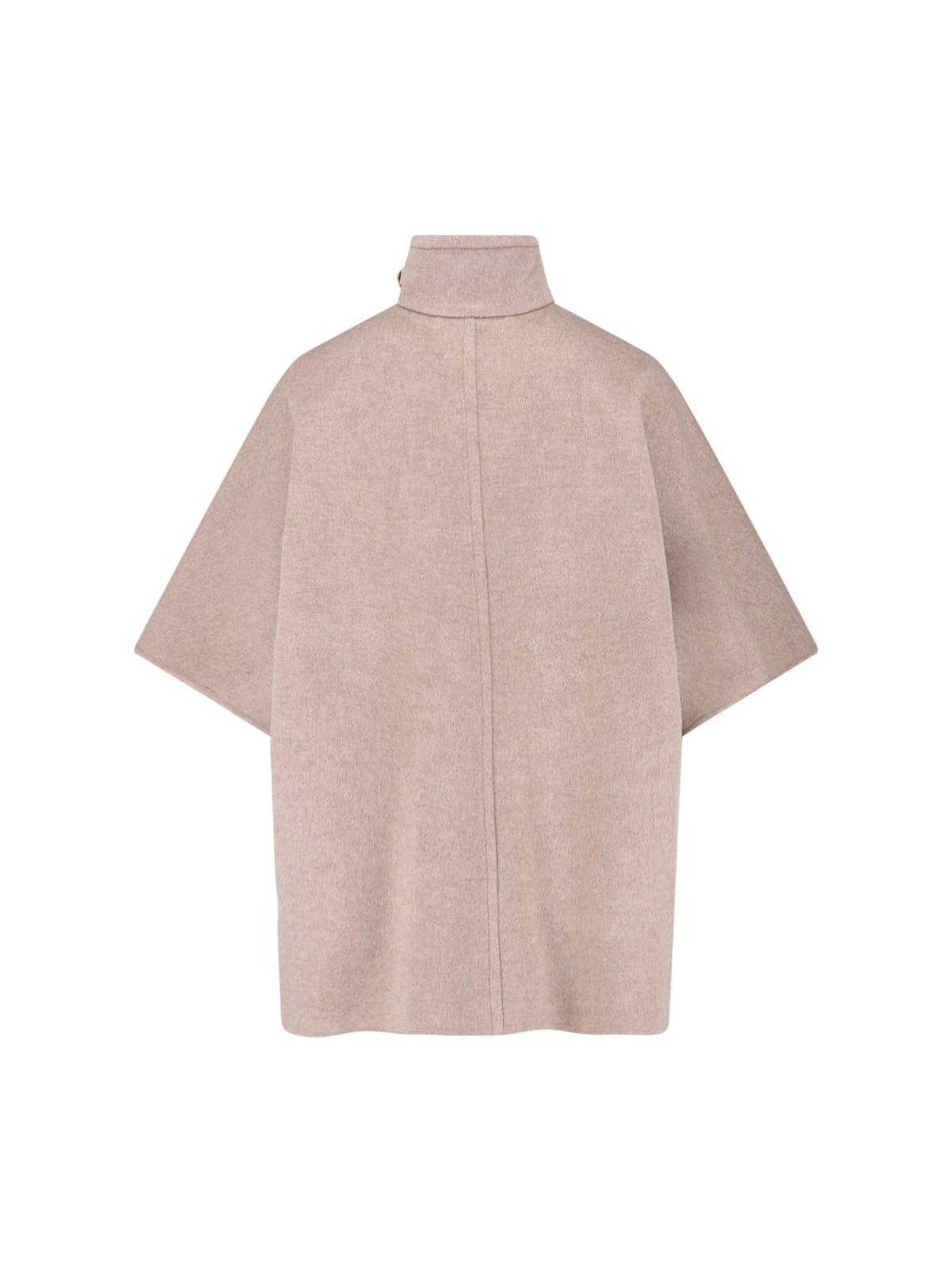 ポンチョ・ケープ Max Mara Derrik' Beige Cashmere Cape Max Mara Derrik' Beige Cashmere Cape in Neutrals | THE LIST
