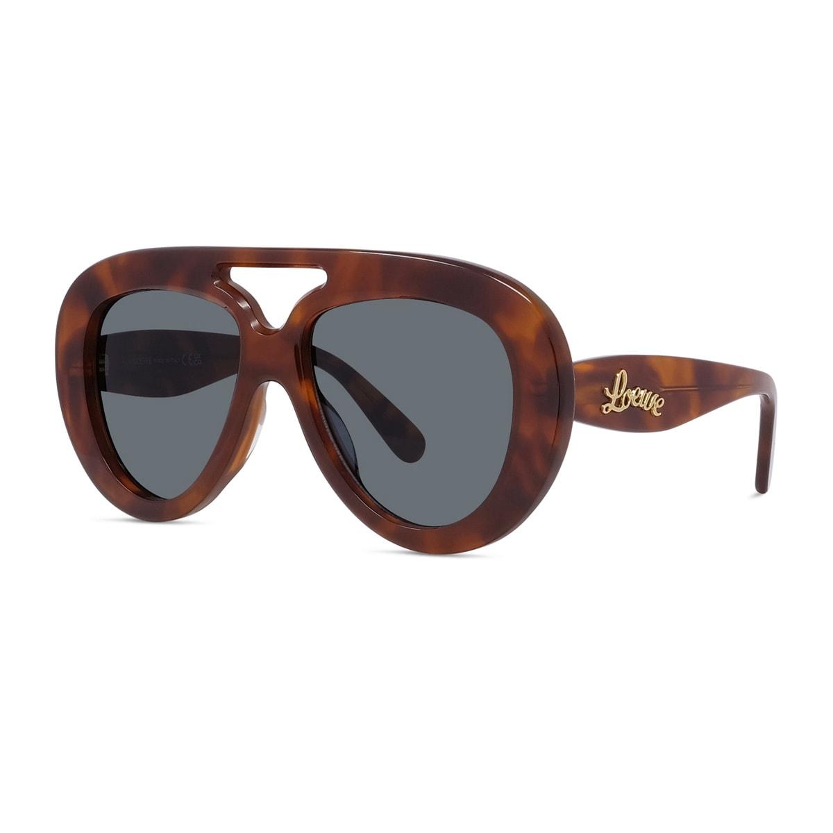Loewe Lw40144U Curvy 53V Havana Sunglasses in Brown for Men Loewe Lw40144U Curvy 53V Havana Sunglasses in Brown for Men