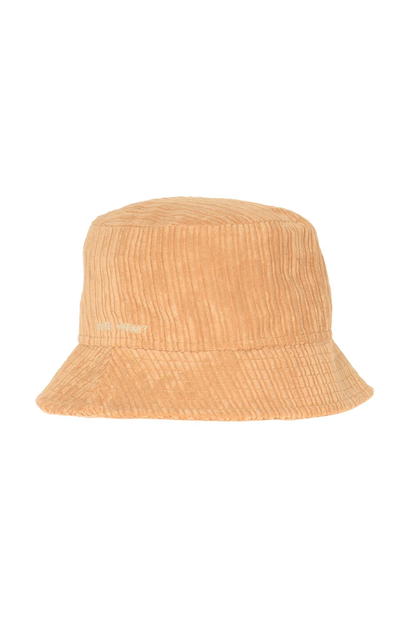 Womens Accessories Hats Isabel Marant Cotton Haley Bucket Hat in Chestnut Natural 