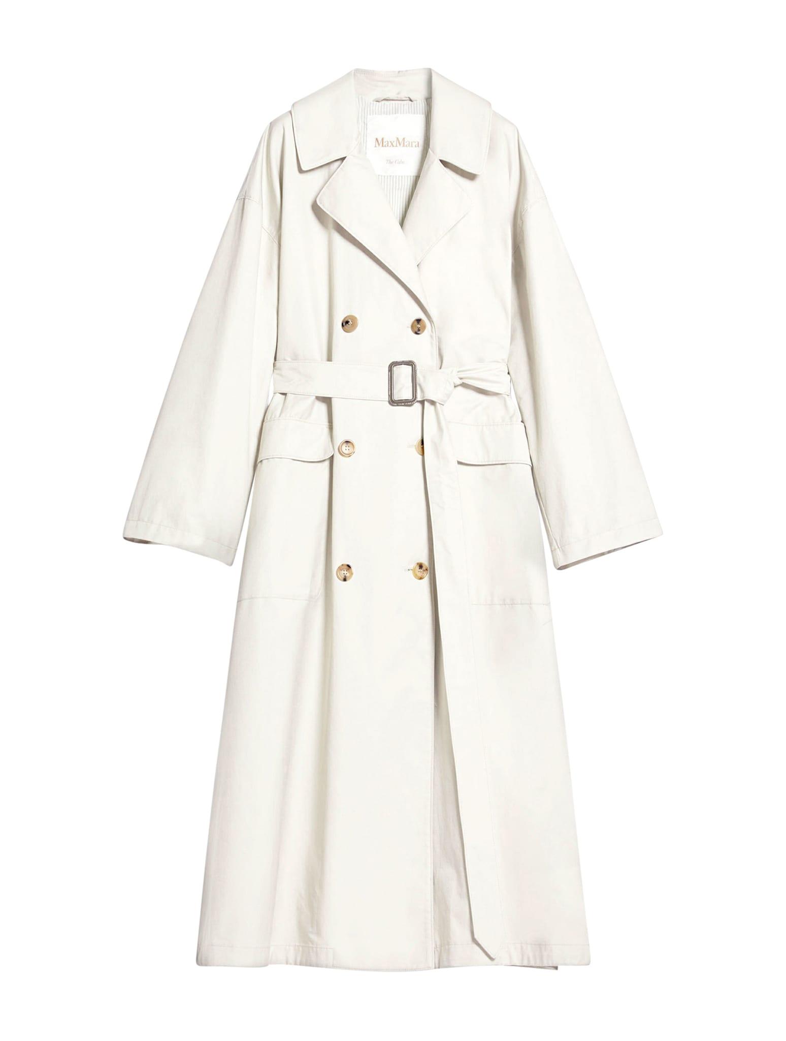 Max Mara The Cube Atrench Trench in White | Lyst