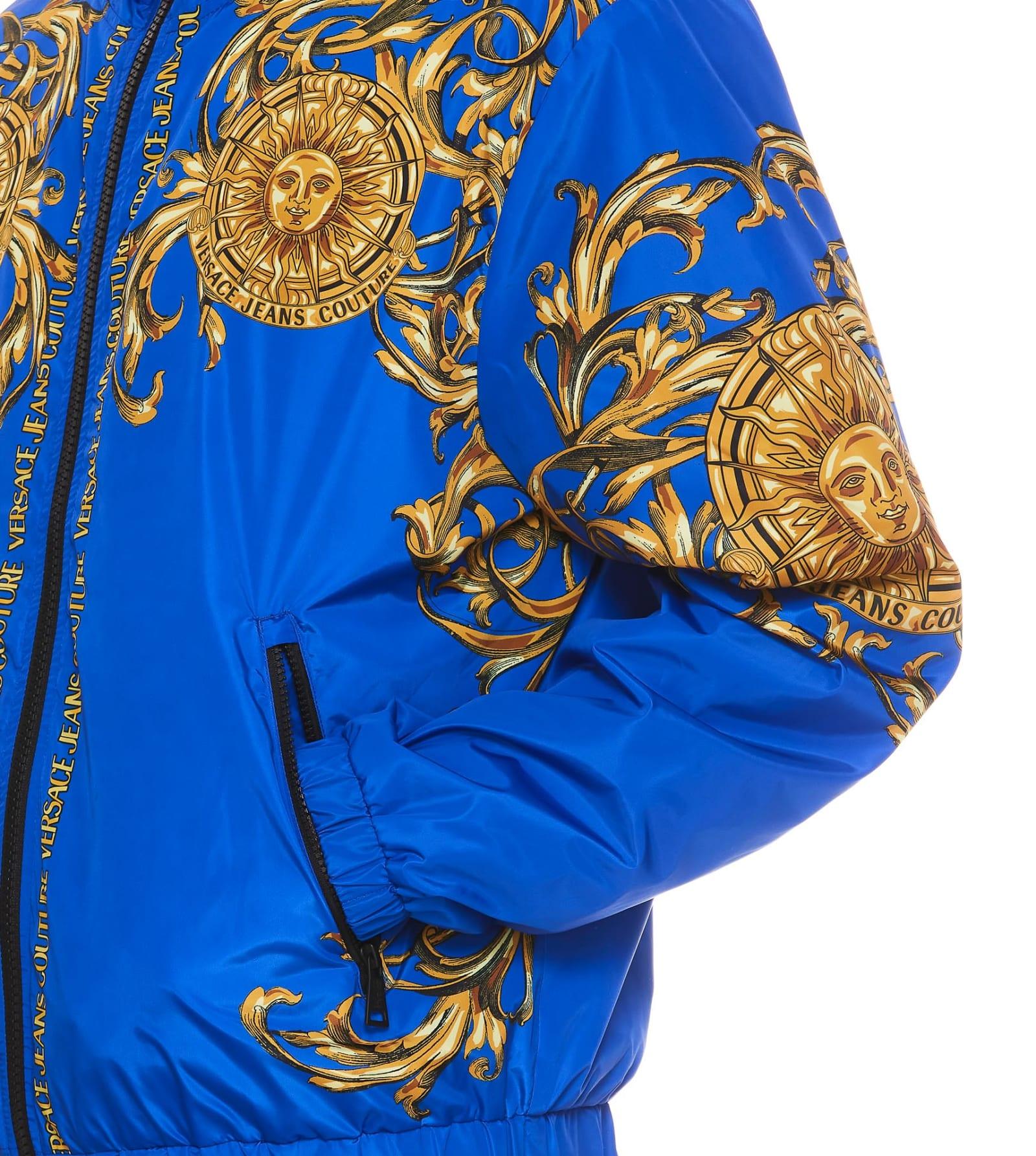 Versace Jeans Couture Garland Sun Jacket in Blue for Men | Lyst