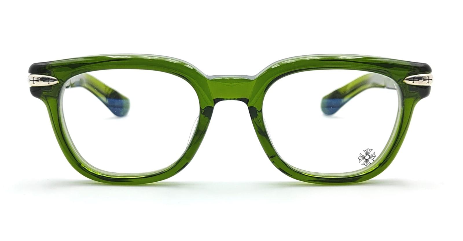 【送料&関税込】Chrome Hearts Thick - Brushed Dark Olive Rx Chrome Hearts Drippin - Dark Olive Rx Glasses in Green for