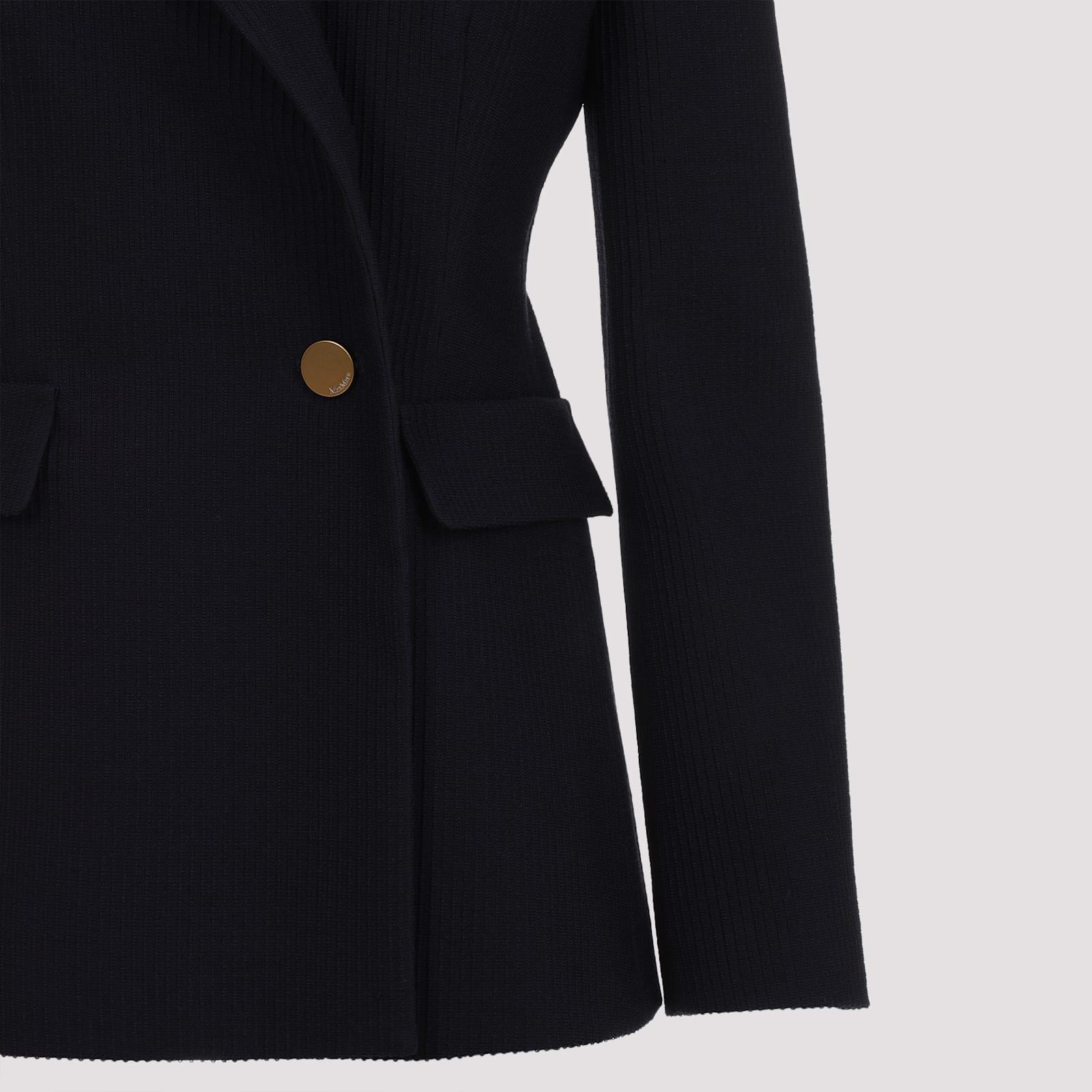 ジャケット Max Mara Pagano Double Breasted Cordonetto Jacket Gabardine wool blazer, ultramarine | 