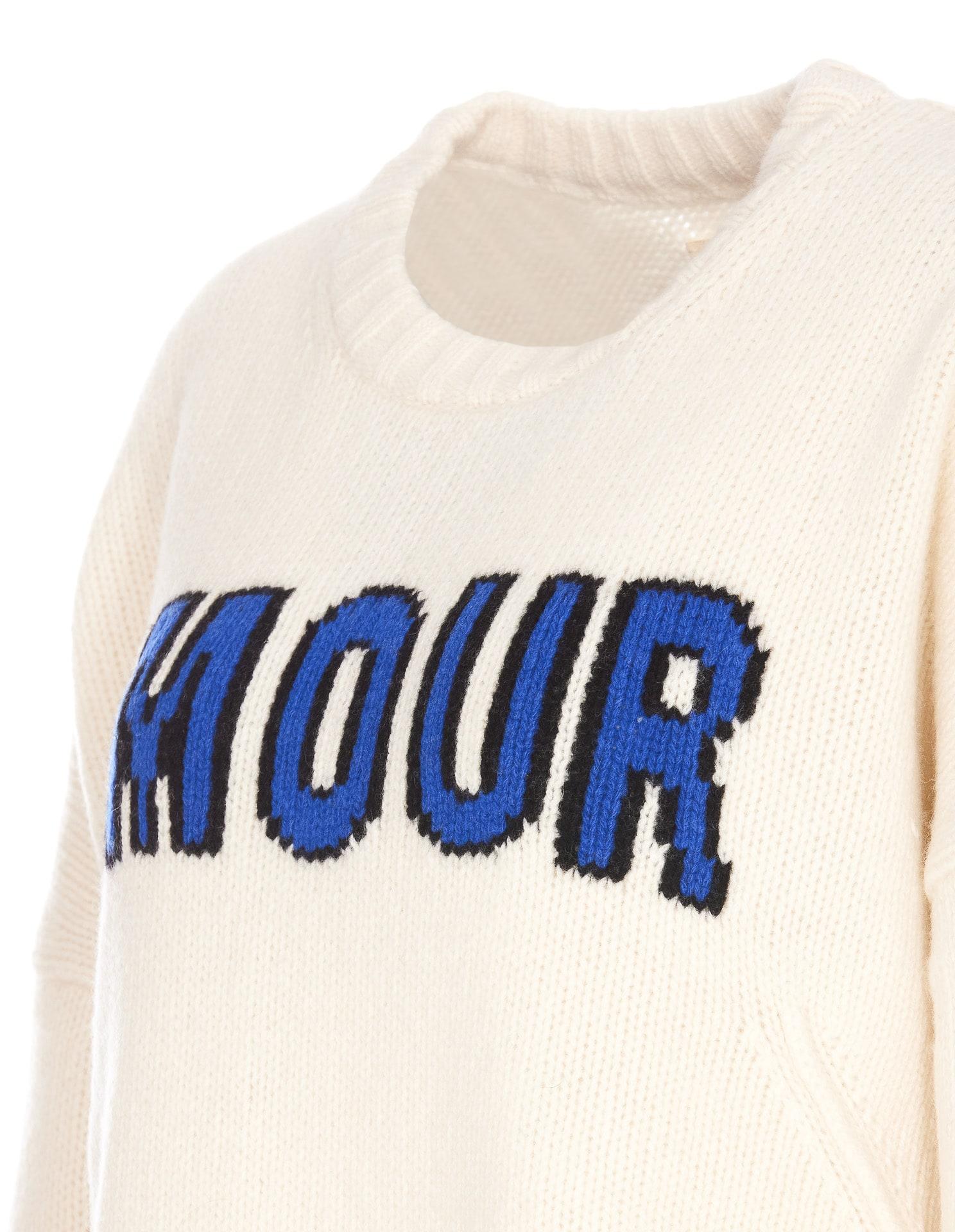 Zadig & Voltaire Malta We Amour Sweater in White | Lyst 