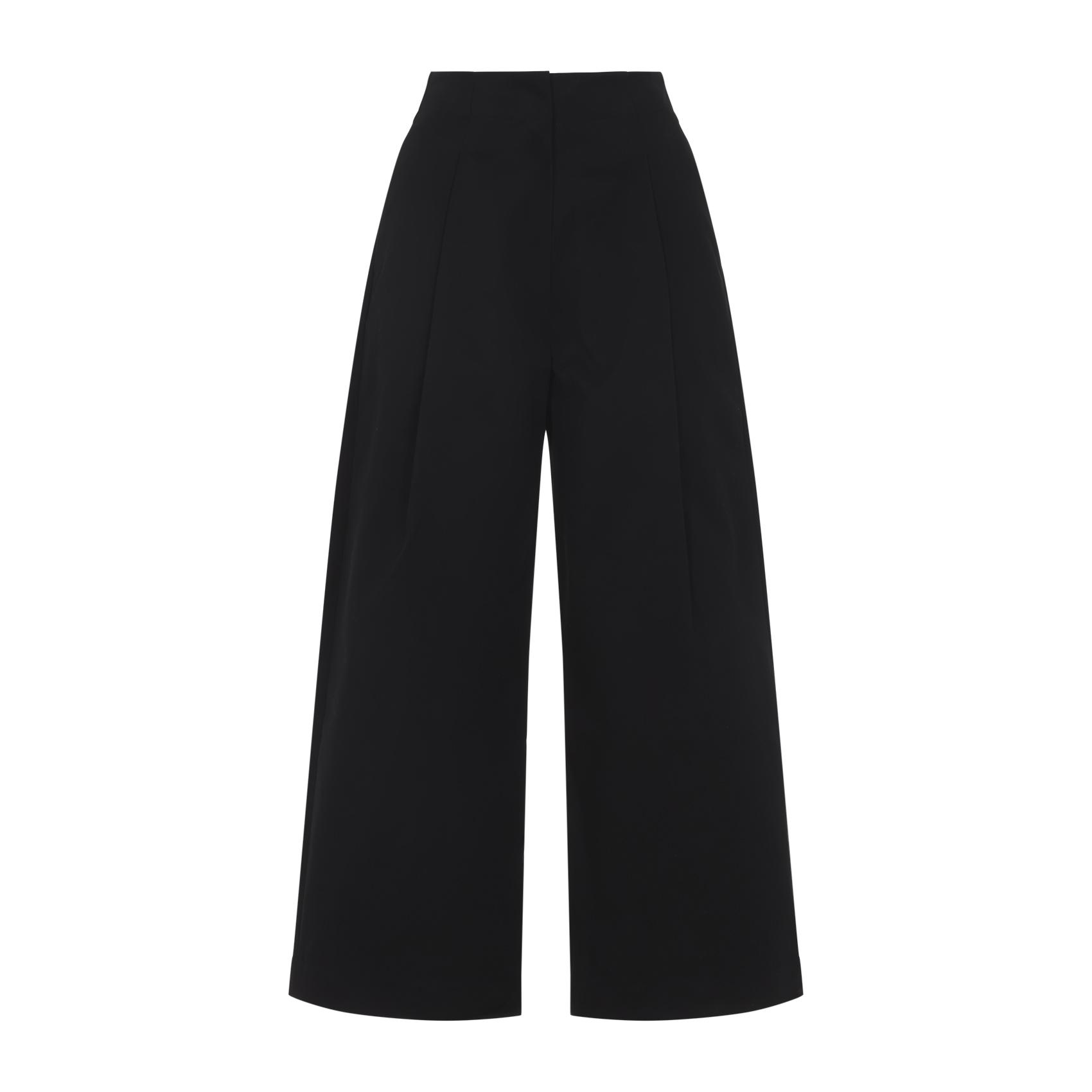 Studio Nicholson Dordoni Volume Pants Cotton in Black | Lyst