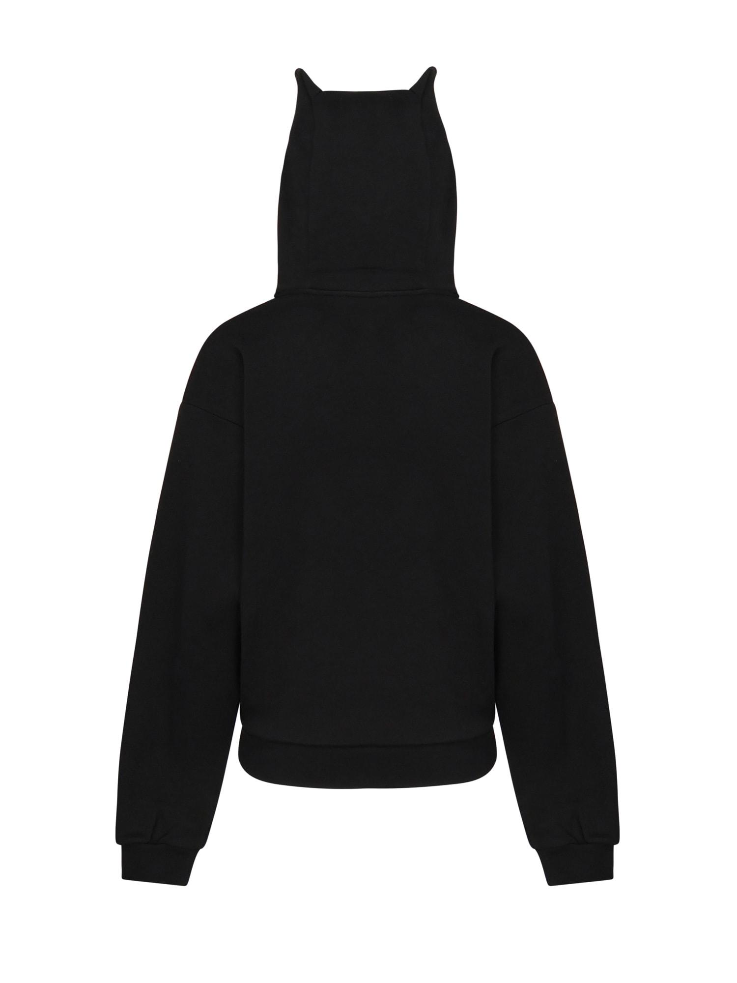 HORN HOODIE BLK / L 耳付きパーカー　コペルニ Stray Kids フィリックス 着用 Coperni Horn Hoodie (Coperni