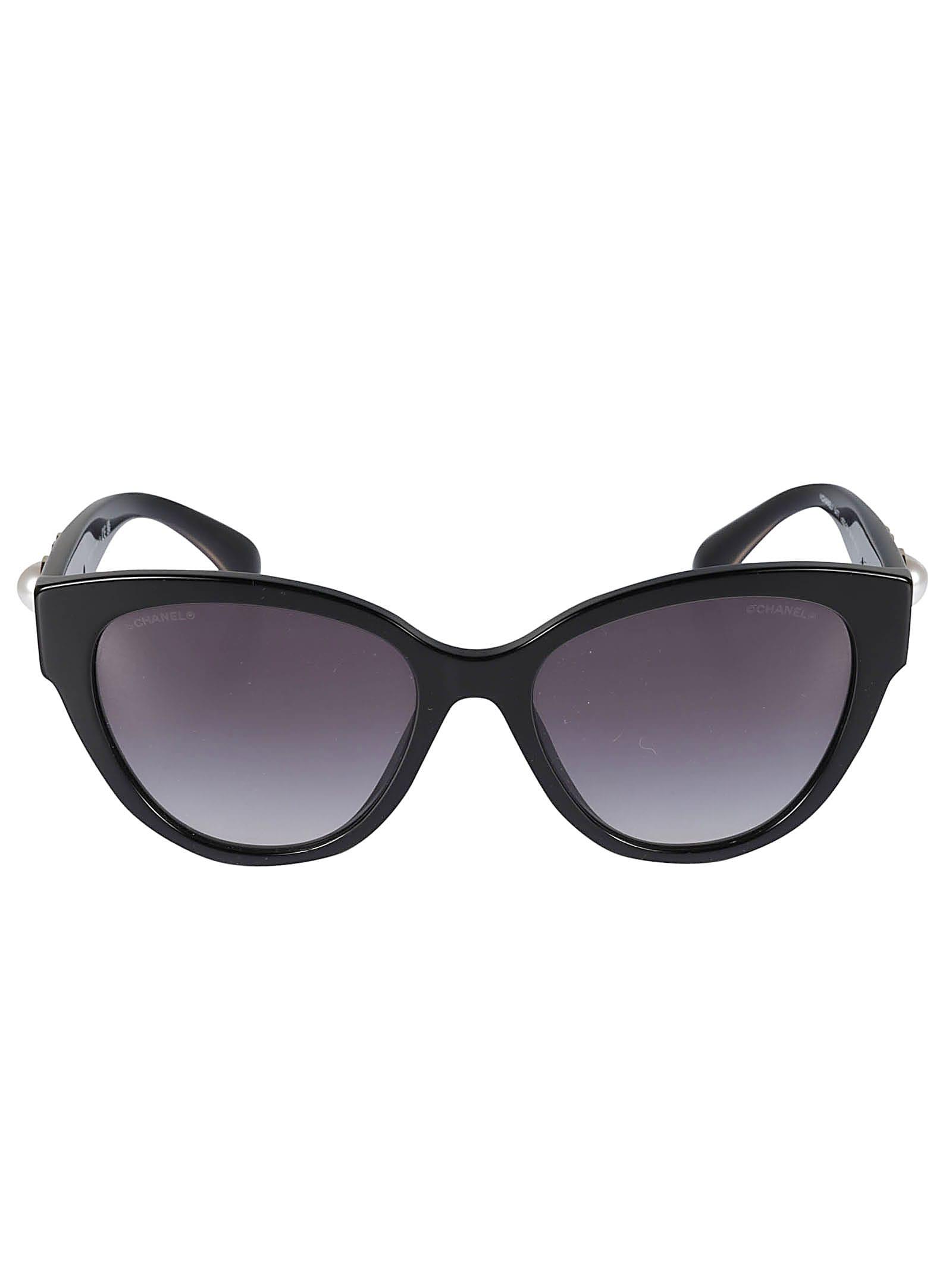 Chanel Butterfly Sunglasses in Gray | Lyst