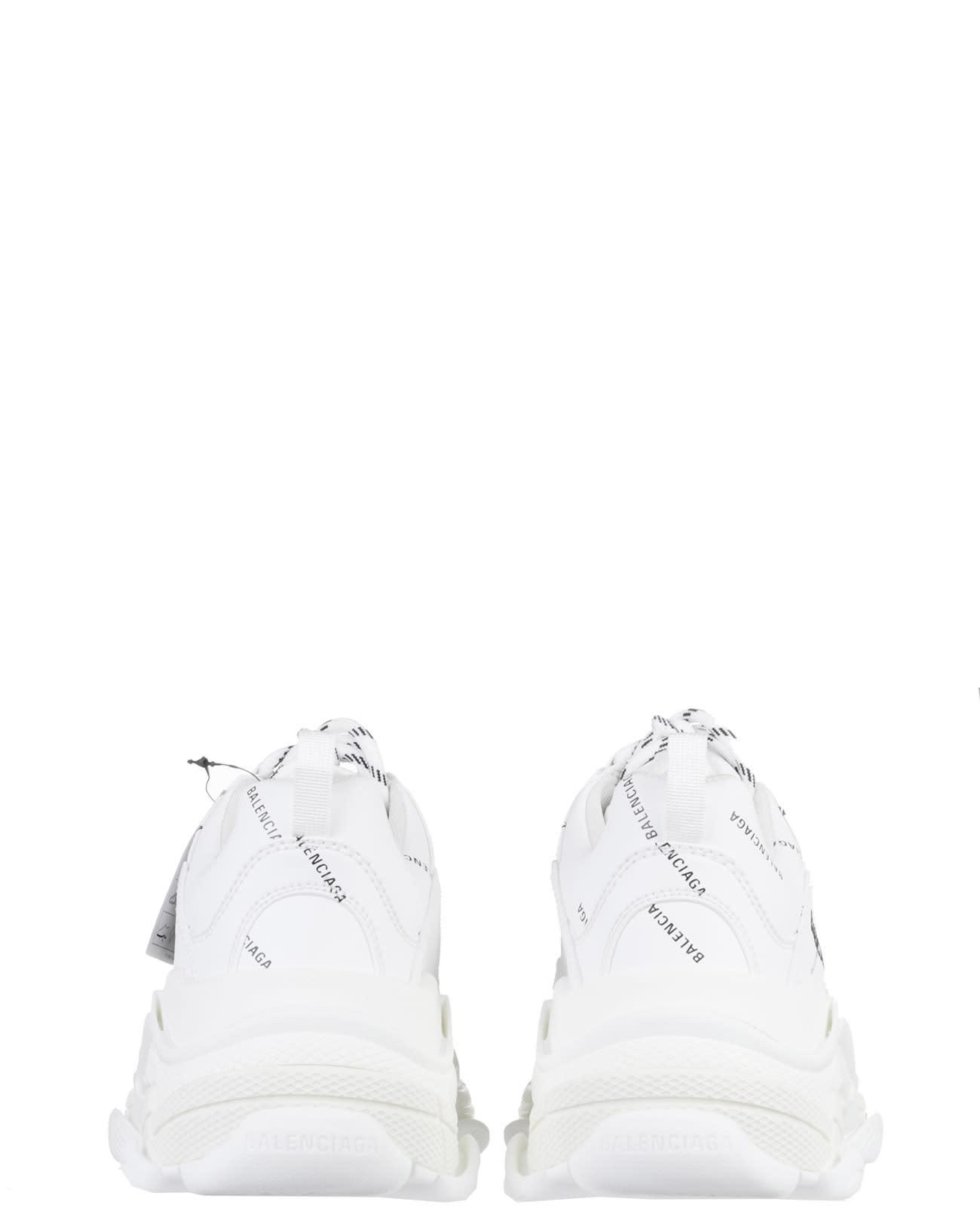Balenciaga Leather White Triple S Sneakers Vegan - Save 43% | Lyst