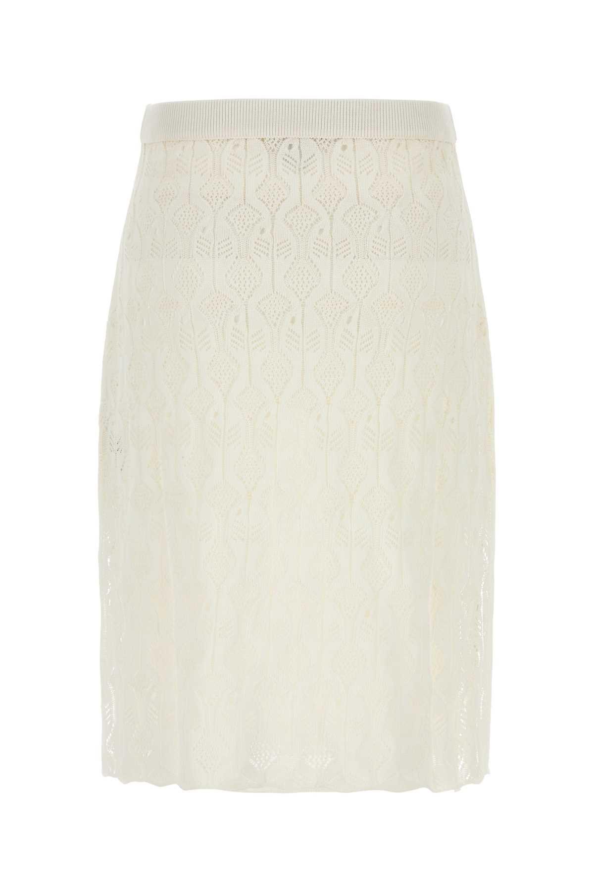 【関税&送料込】Bottega Veneta White Lace Skirt Bottega Veneta Skirts for Women | Online Sale up to 78% off