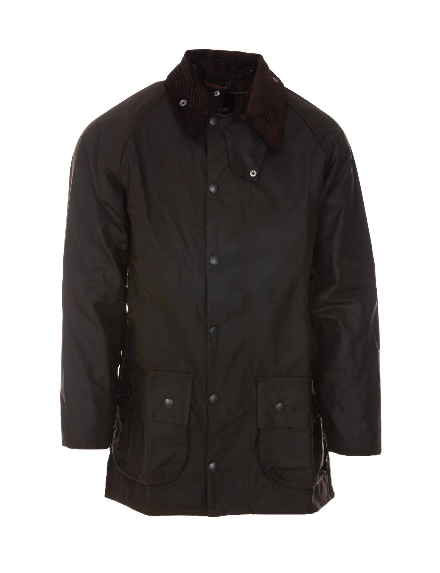 Barbour Classic Beaufort Wax Jacket in Black for Men Lyst UK