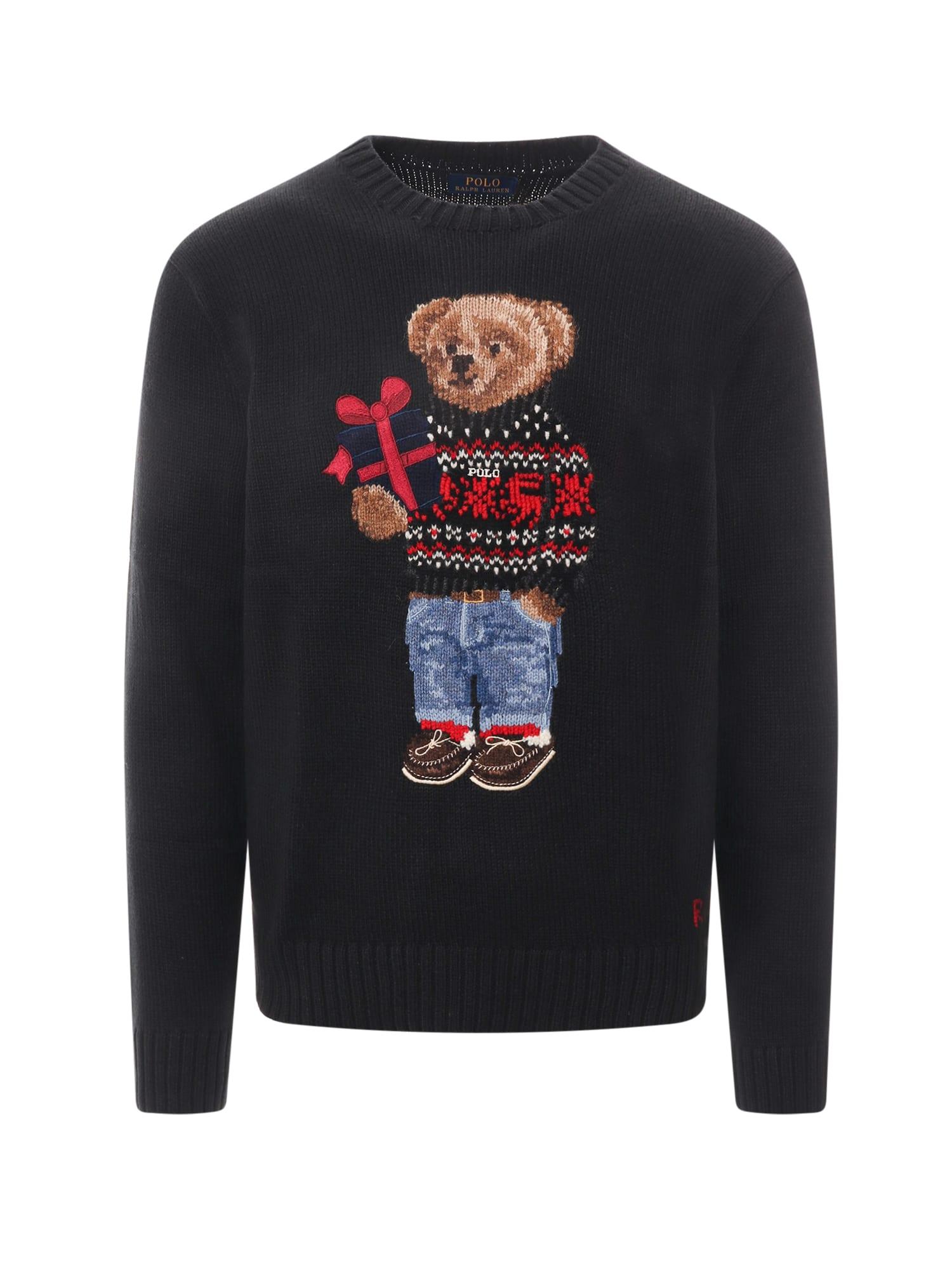 Polo Ralph Lauren Polo Bear intarsia Cotton And Cashmere blend