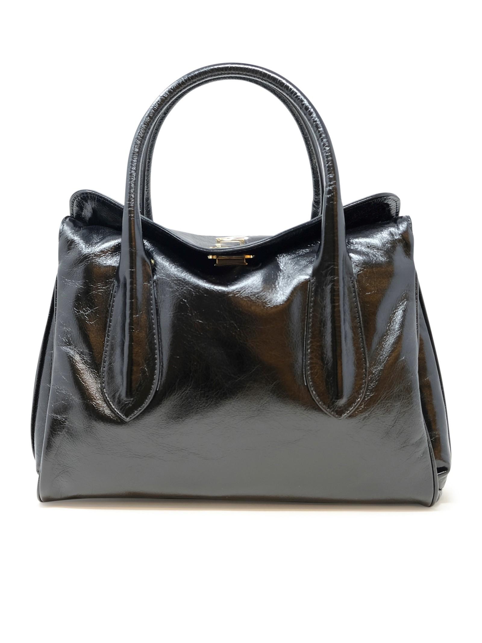 Abro Accordion Leather Bag in Black Lyst
