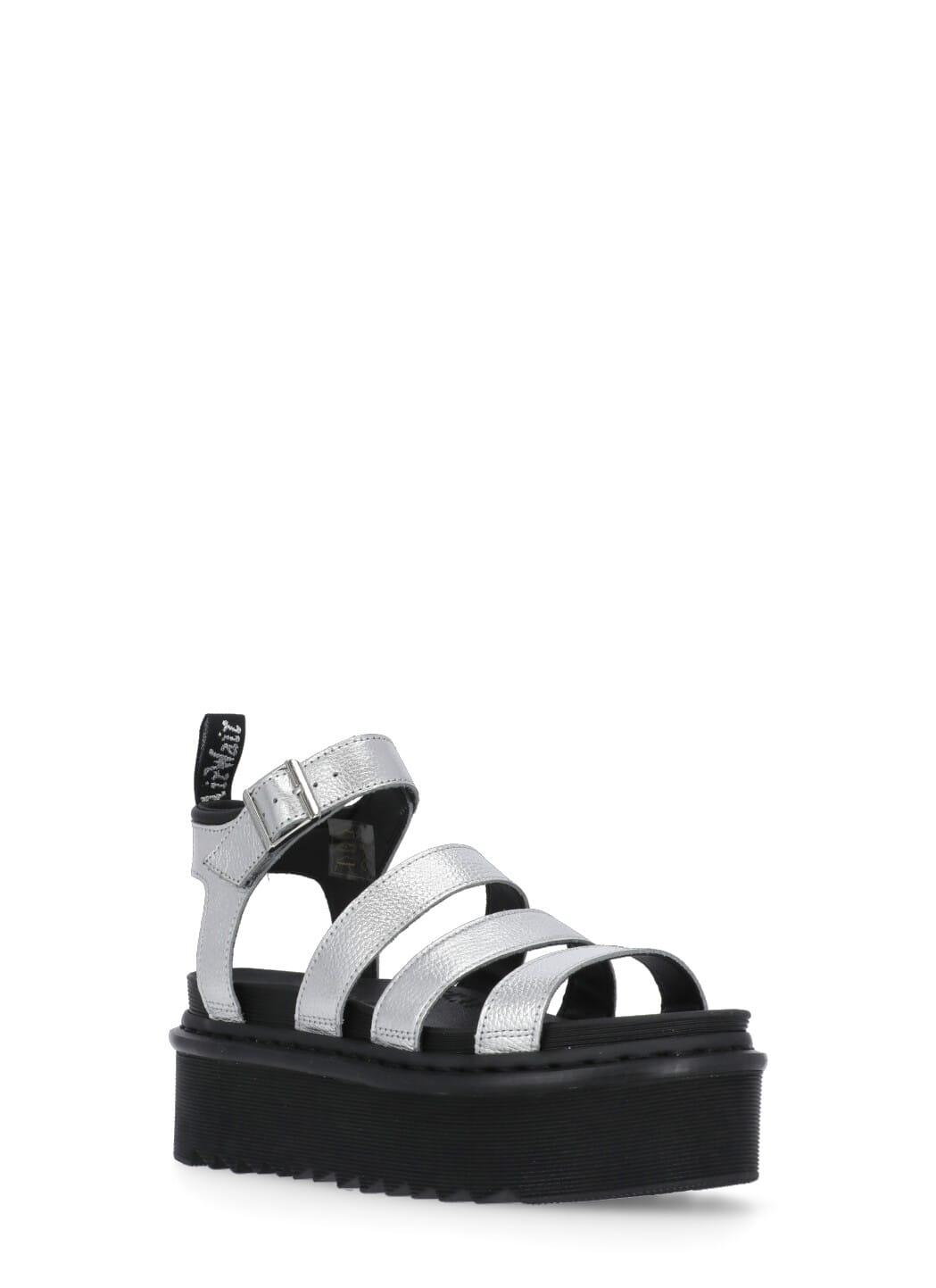 Dr. Martens Blaire Quad Sandals in White Lyst