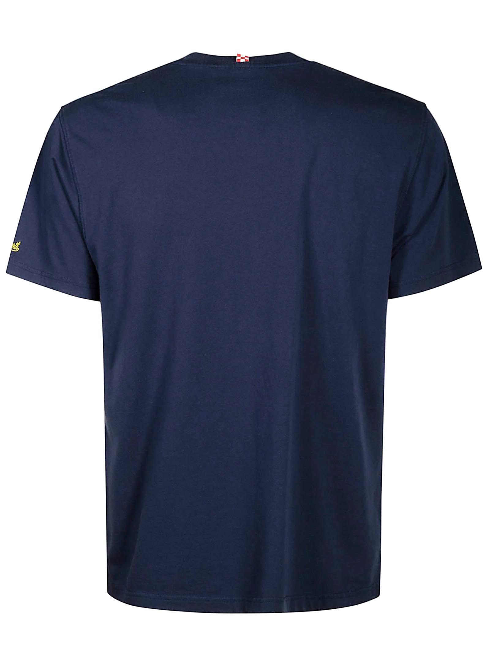 Tシャツ・カットソー MC2 Saint Barth T-shirt with chest print (TSHM001 04991H) MAC---mc2+saint+barth---