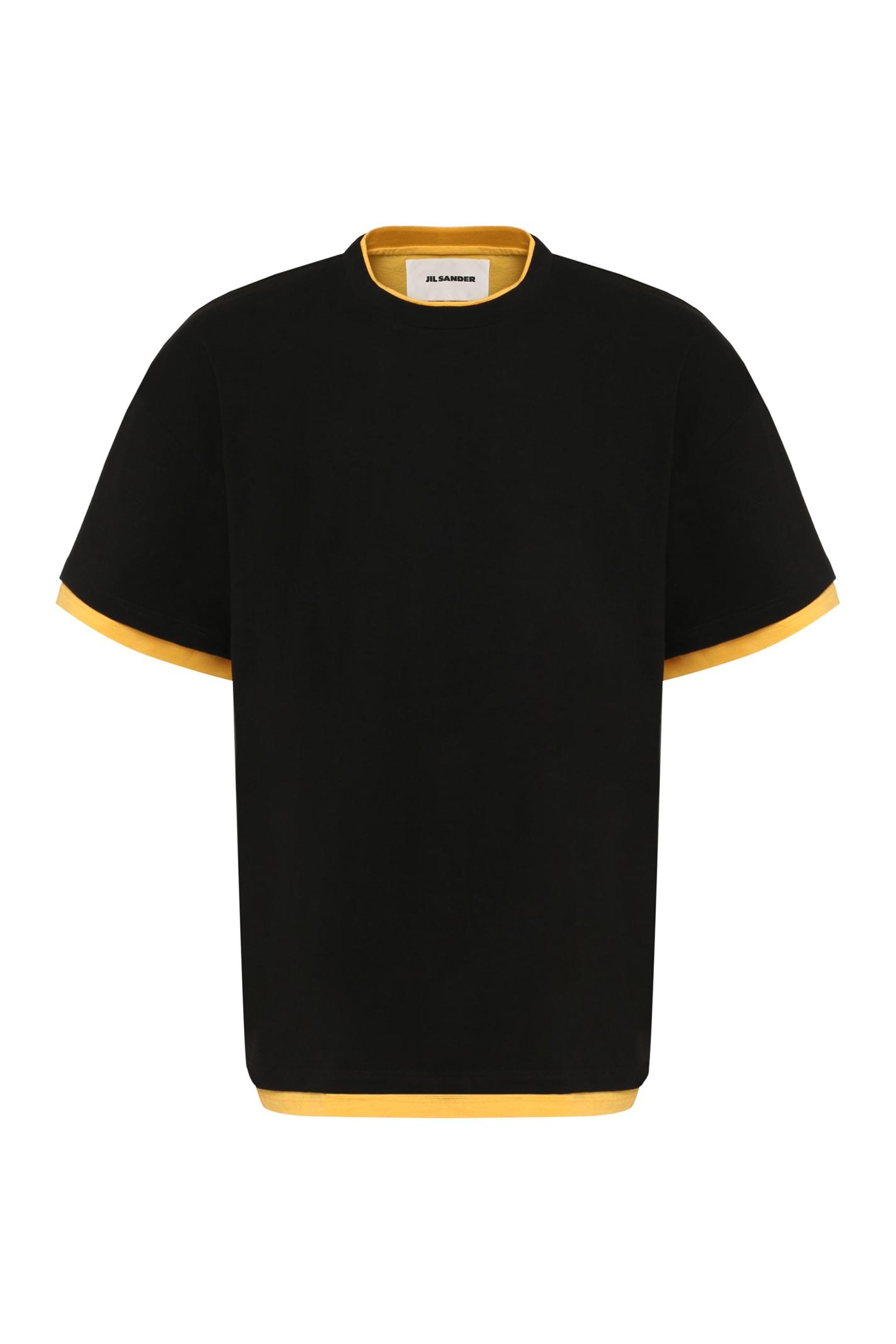 Jil Sander zip-detail crew-neck Wool T-shirt - Farfetch