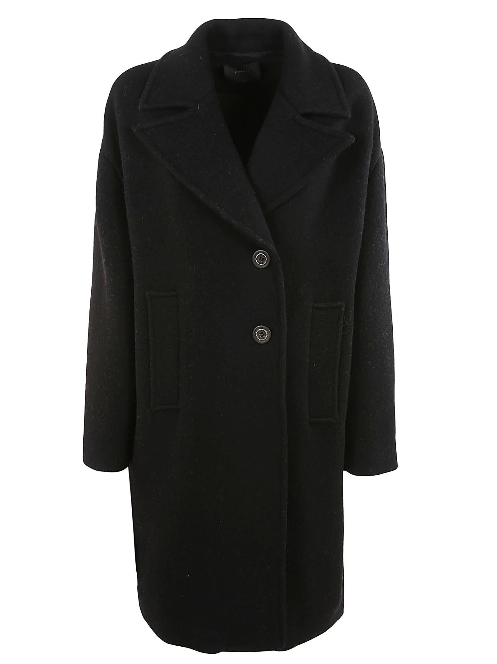 Pinko Coat in Black | Lyst