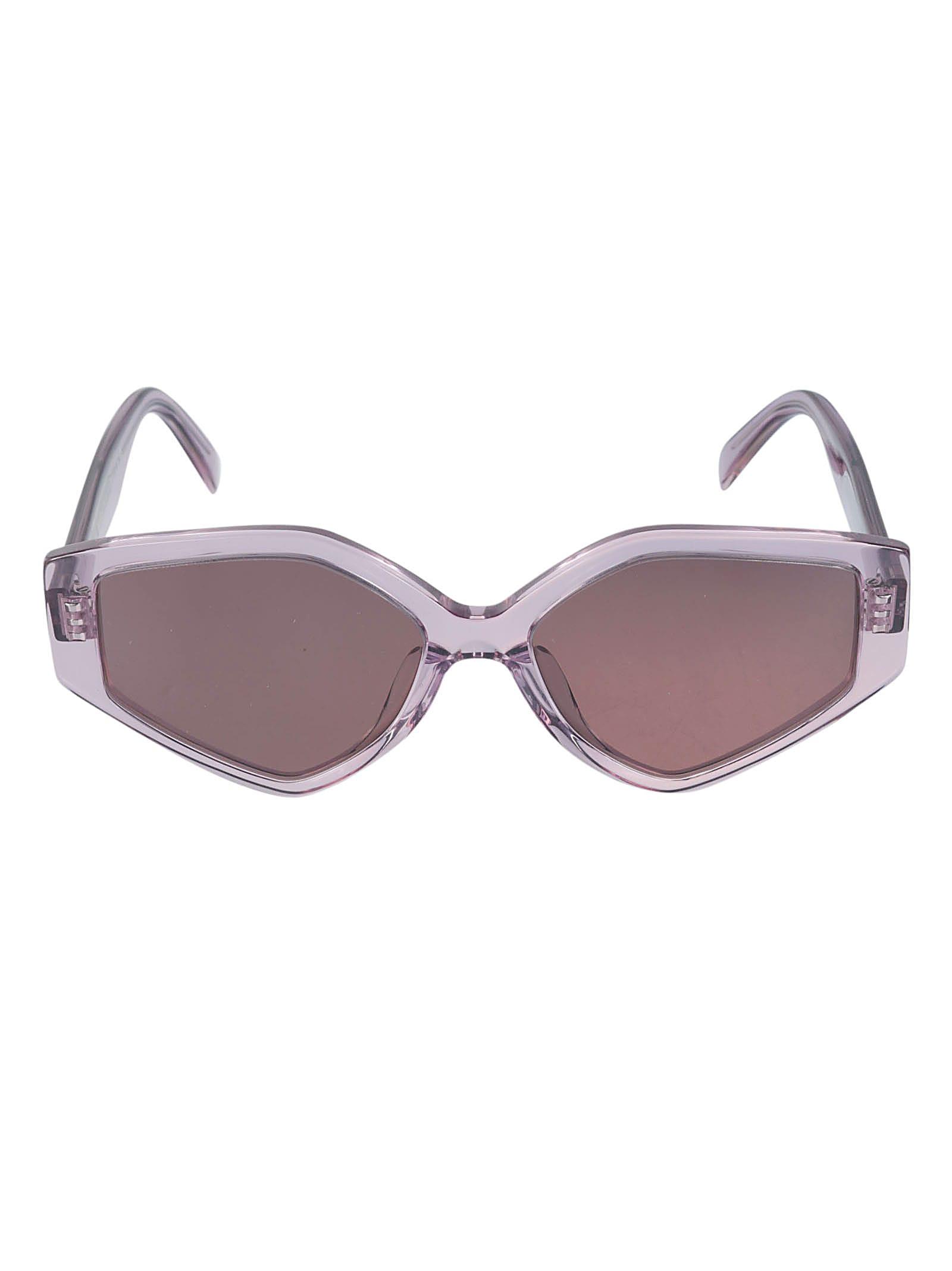 Celine Hexagon Frame Sunglasses in Purple Lyst