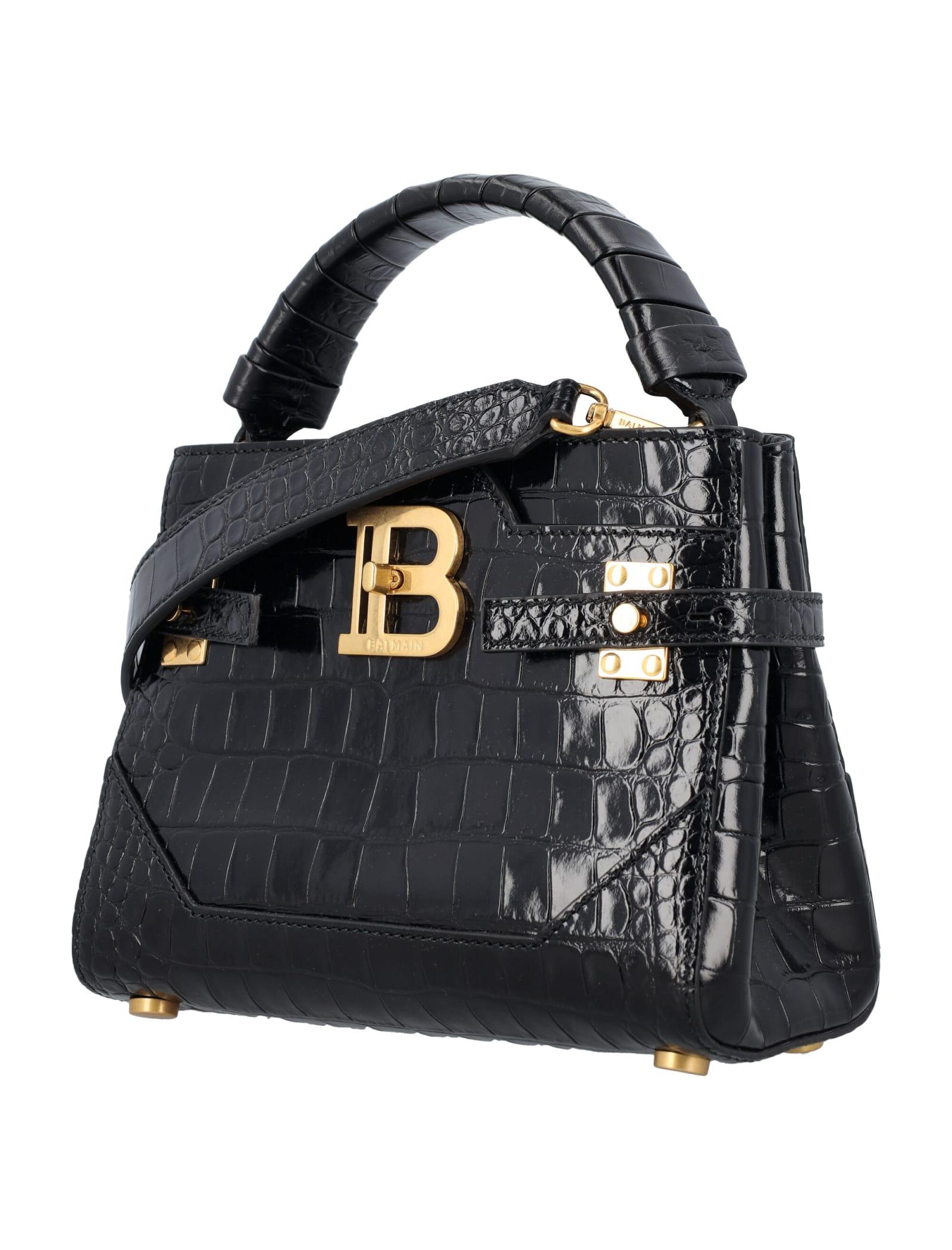 B-Buzz 22 Top Handle leather bag black - Women