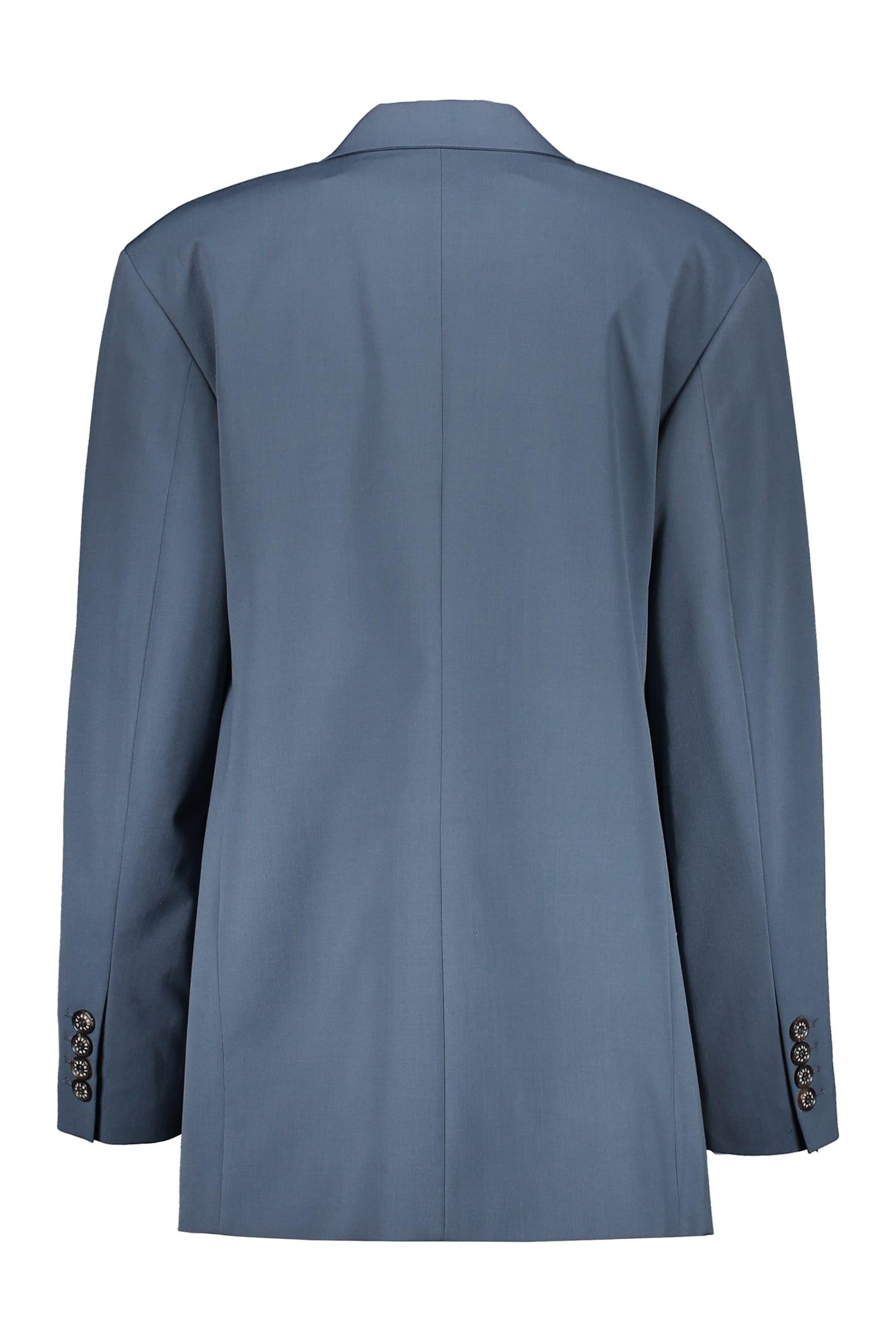 [LOW CLASSIC] / ☆ 25SS CLASSIC BLAZER / MELANGE GREY Low Classic MéLange-Effect Blazer In Grey - 10% Off