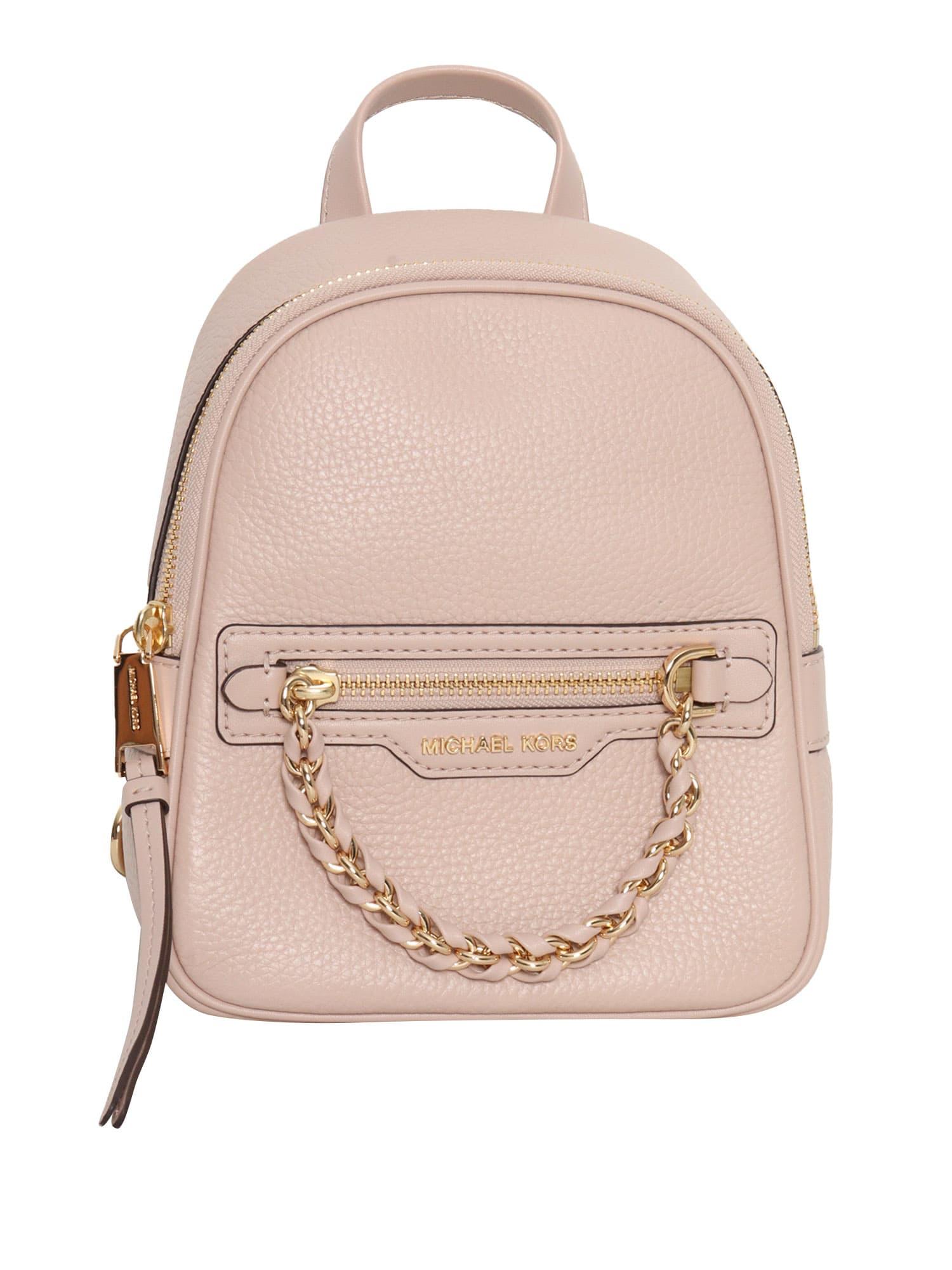 MICHAEL Michael Kors Rhea Zip Extra Small Messsenger Backpack in Pink