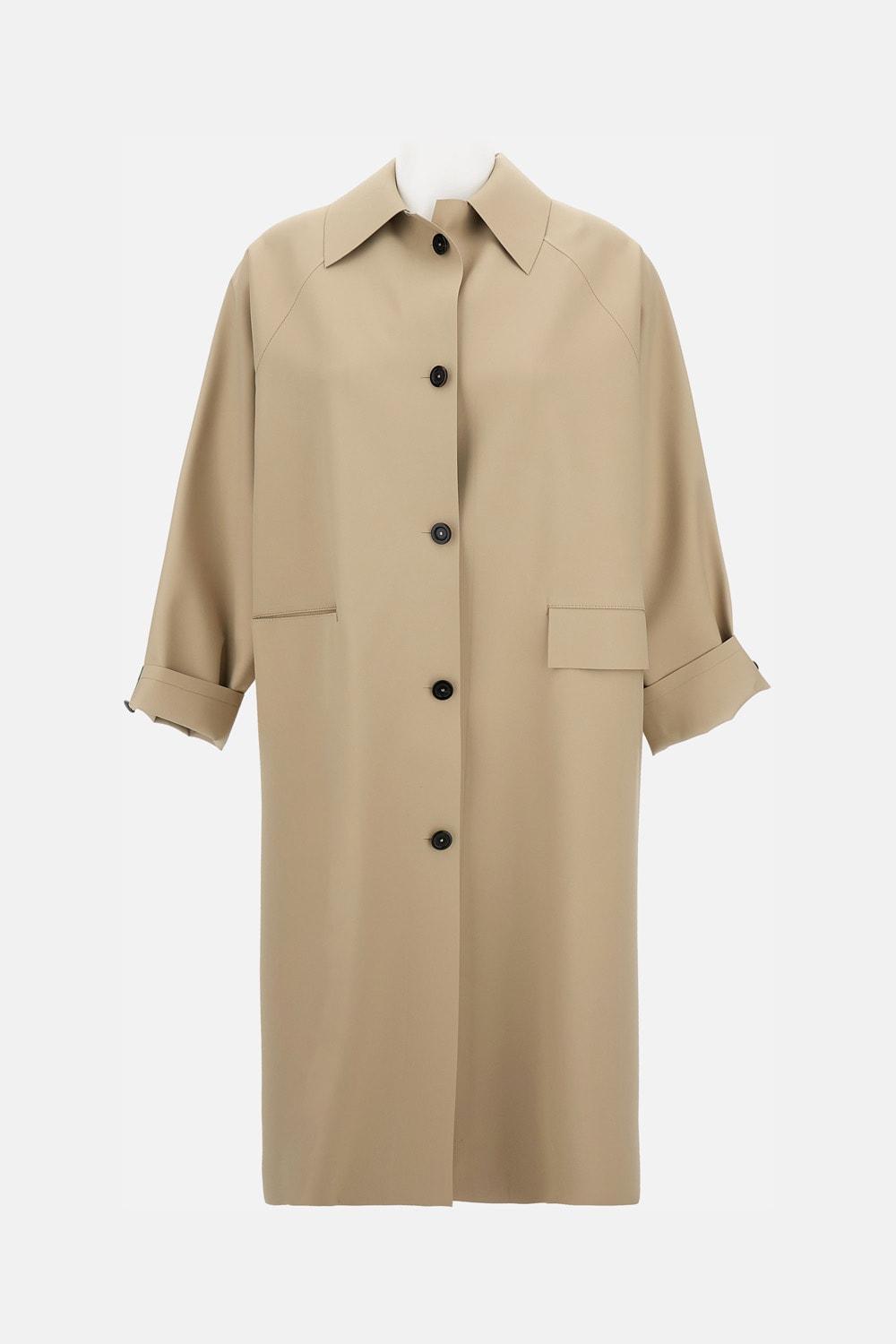 ブルゾン Kassl Editions Short Beige Trench Coat With Removable Hood Kassl Editions Short Beige Trench Coat With Removable Hood