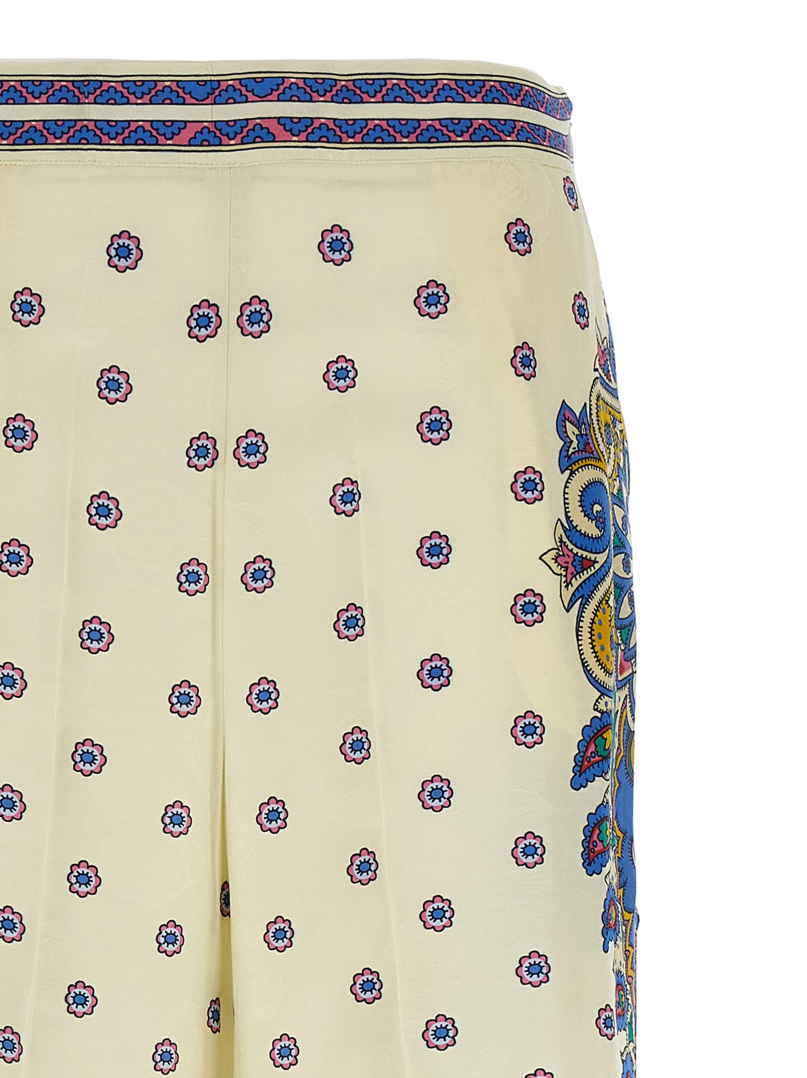 パンツ ETRO Palazzo pants ETRO Buttoned Palazzo Pants | White | FARFETCH JO