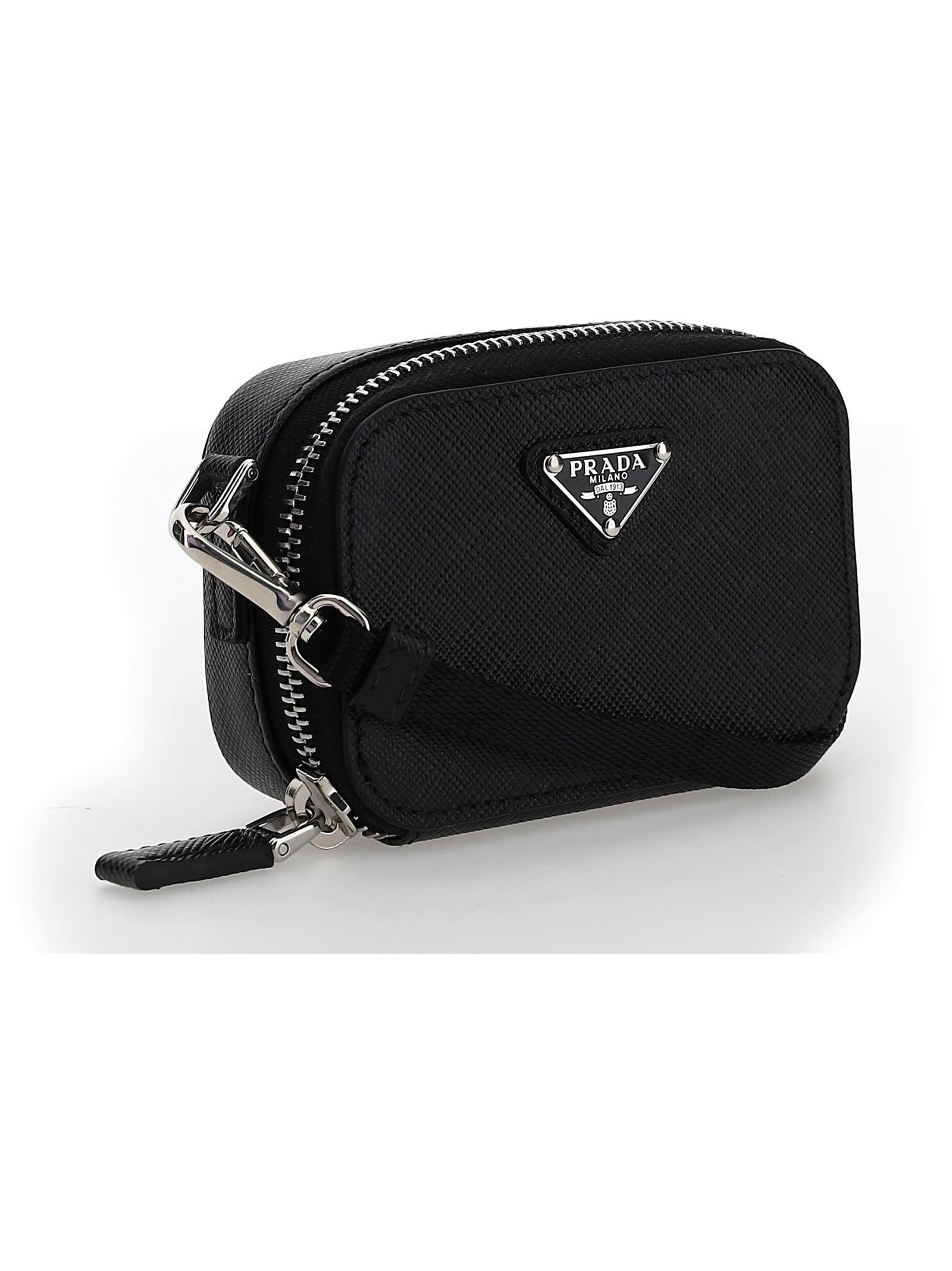Prada keychain cheap pouch