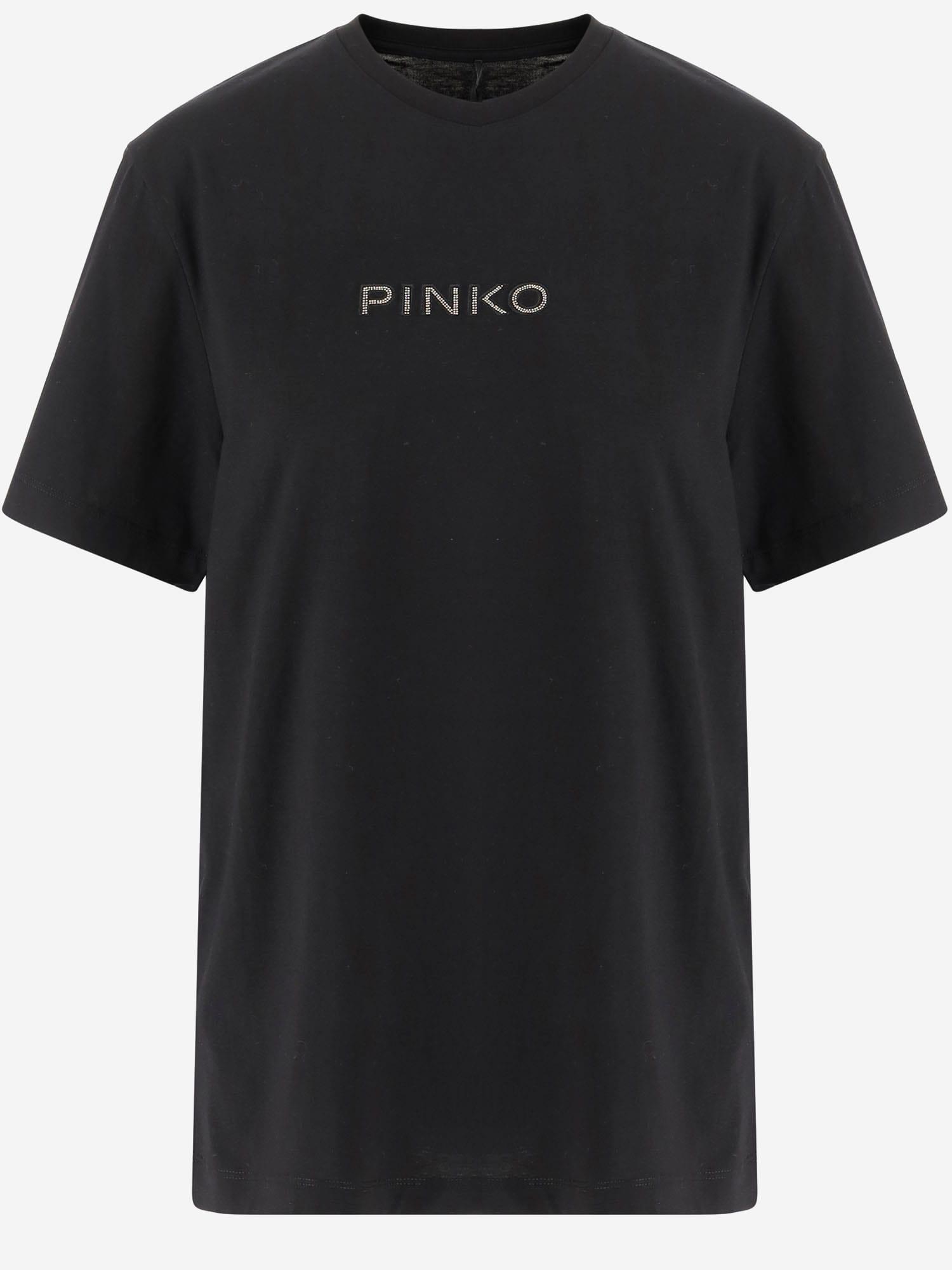 Tシャツ・カットソー PINKO Woman T-Shirt Black 100100A2JR Z99 Pinko T-shirt woman Women Black T-Shirts