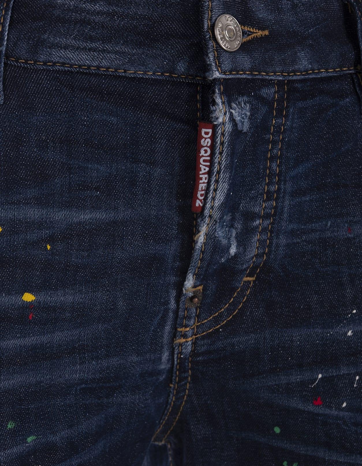 DSquared² Dark Bob Wash Cool Girl Jeans in Blue | Lyst