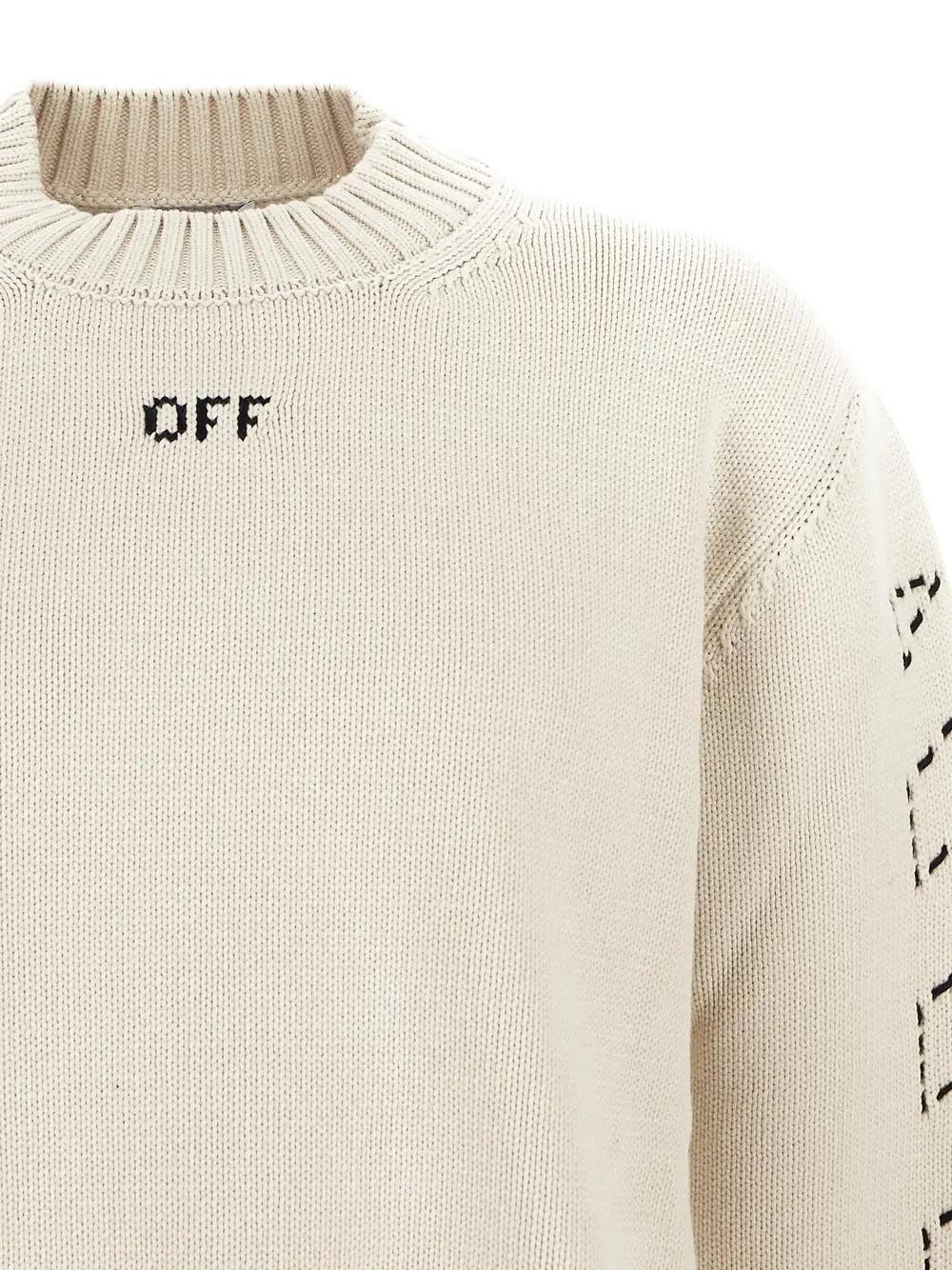 Off white jumper grey cheap