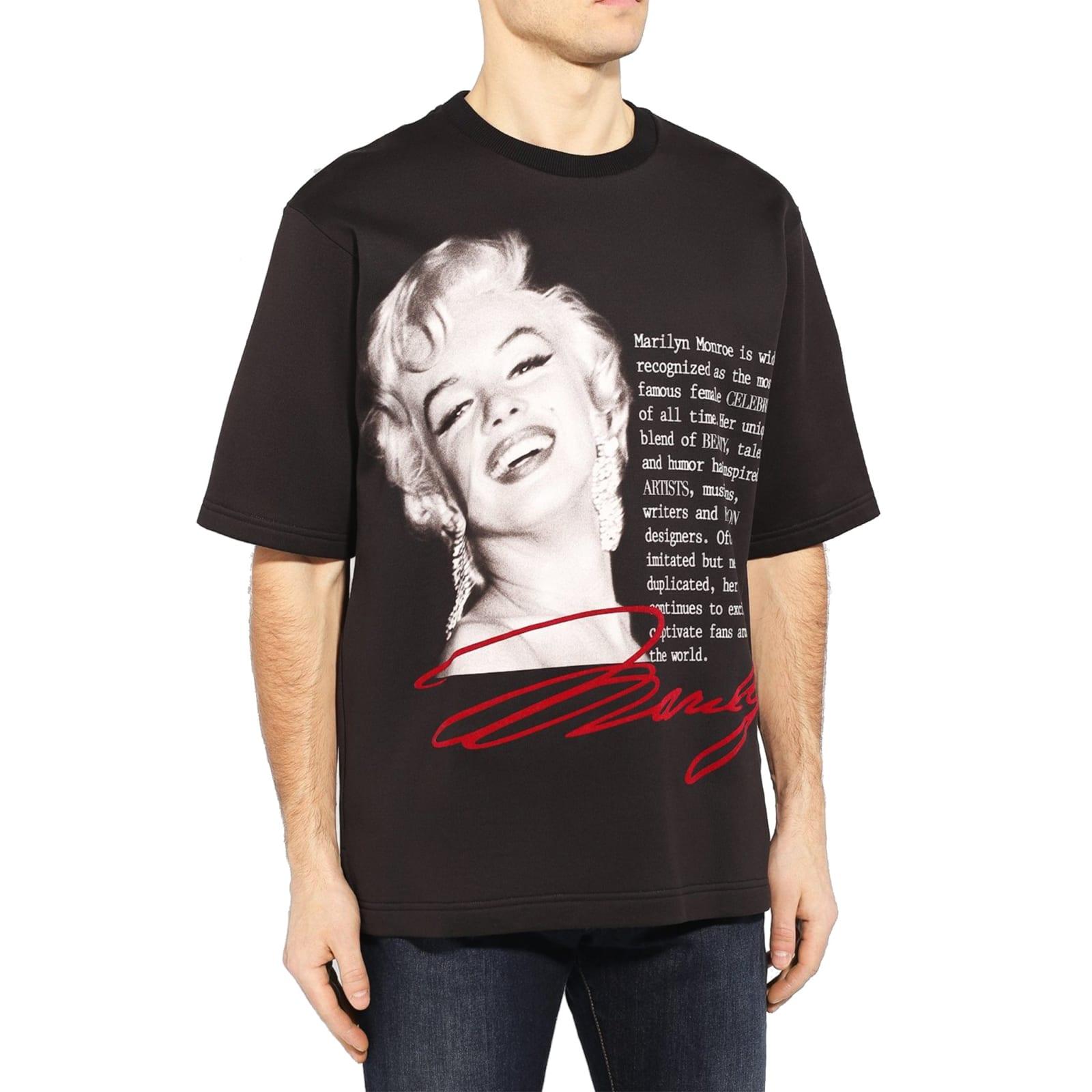 Dolce & Gabbana Marilyn Monroe T-shirt in Black for Men | Lyst UK