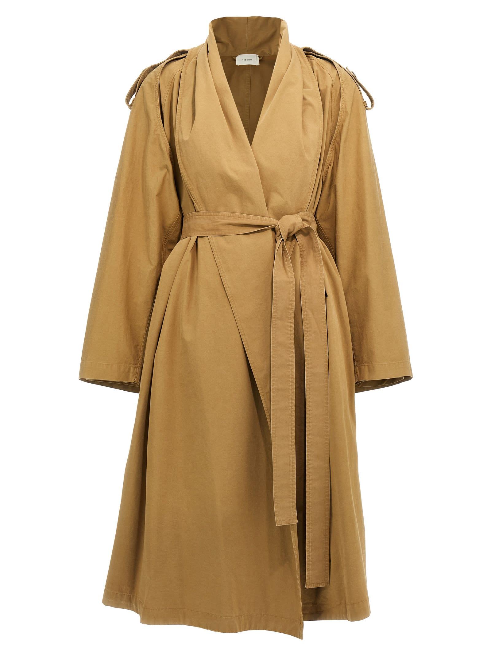 トレンチコート The Row TRENCH COAT (774W3248 BRO) The Row TRENCH COAT (774W3248 BRO) (The Row/トレンチコート