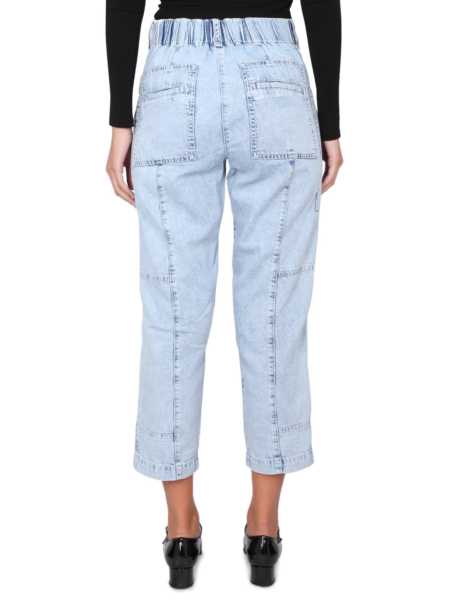 PROENZA SCHOULER WHITE LABEL Chambray Jeans in Blue | Lyst