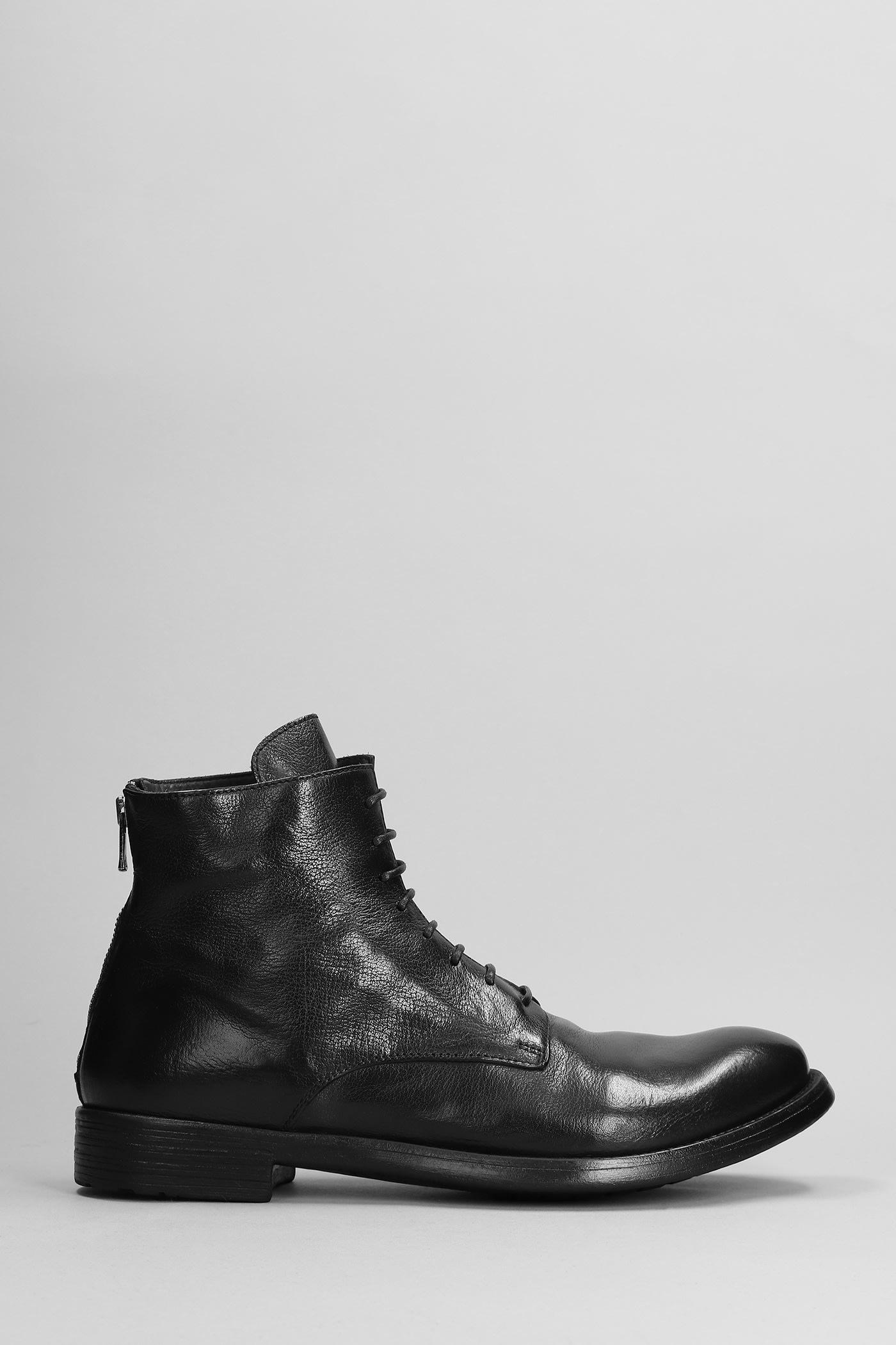 Officine Creative Anatomia 013 leather ankle boots - Brown