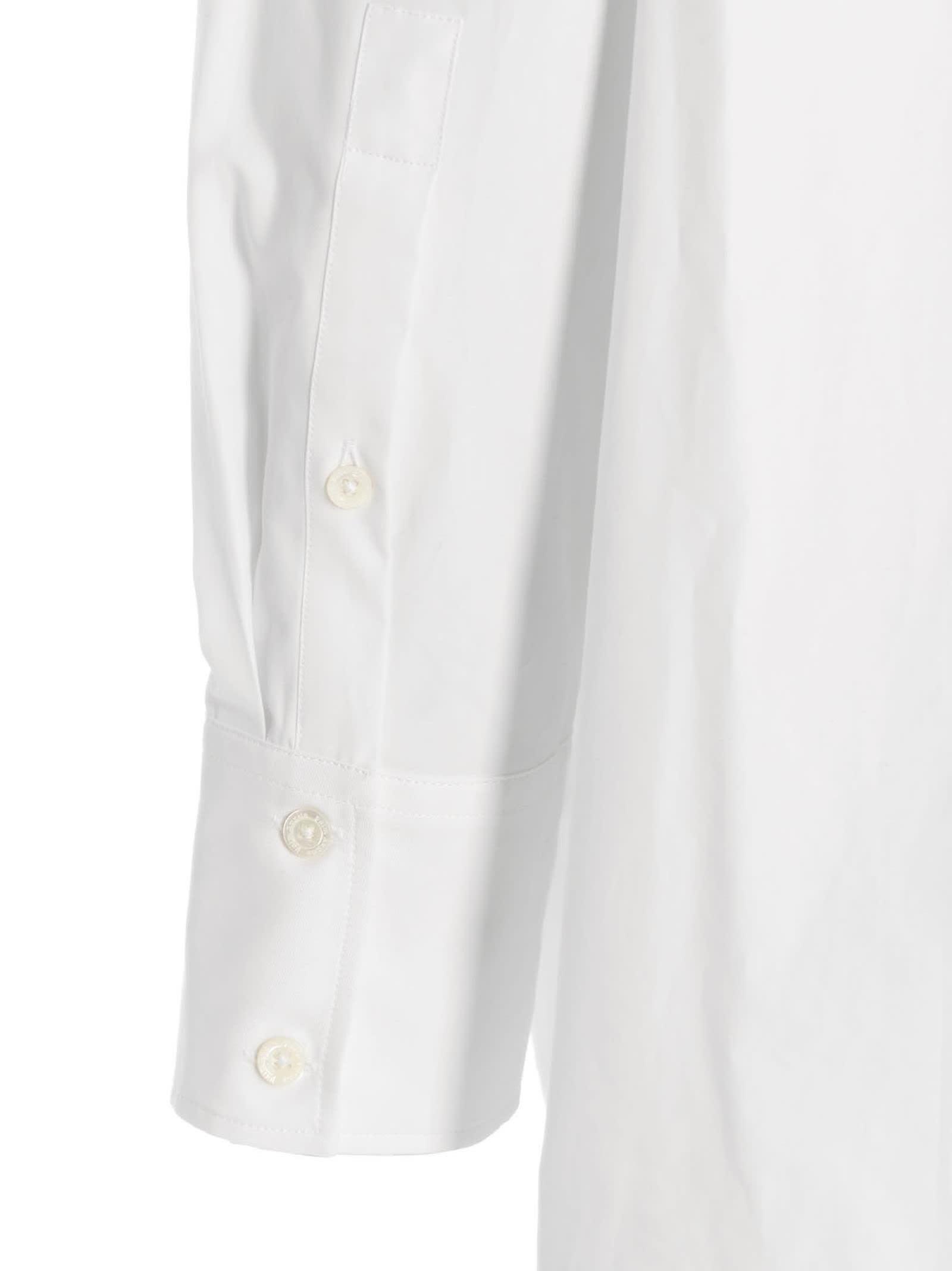 Save 52% Womens Dresses Palm Angels Dresses Palm Angels Cotton Logo Rhinestones Shirt Dress in White 