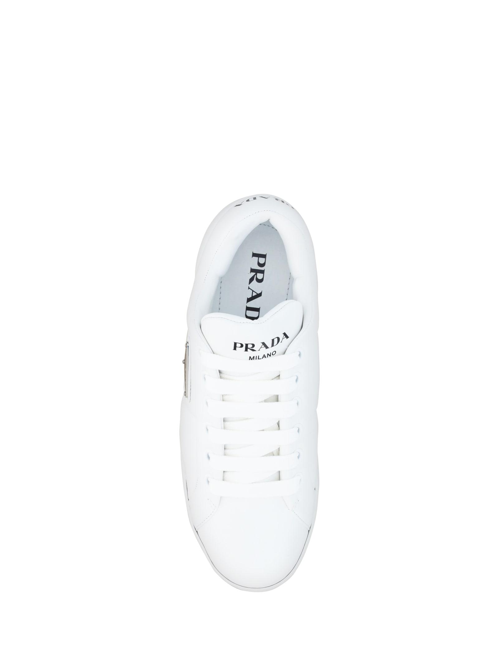 Prada sneakers hotsell women white